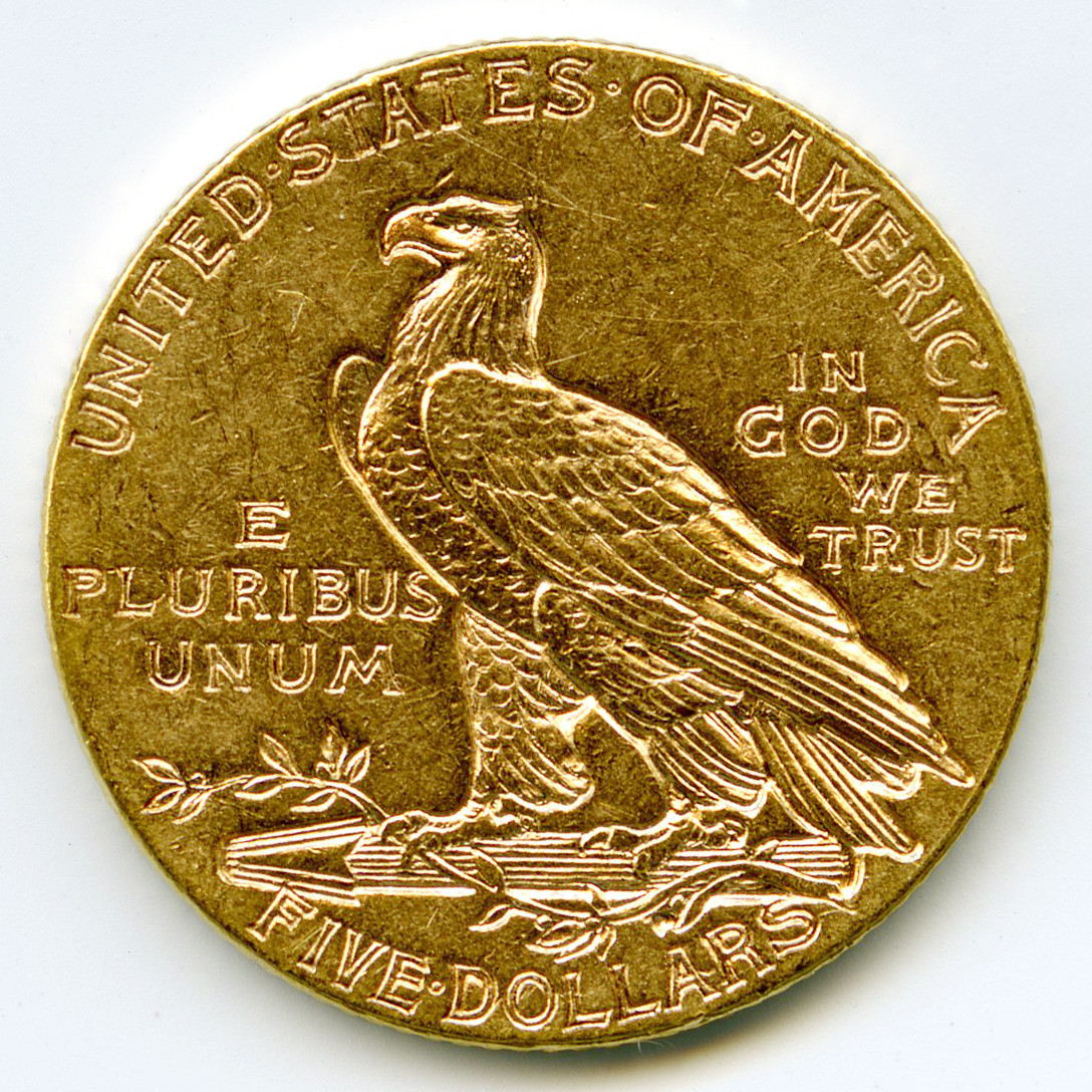 USA - 5 Dollars - 1909 revers