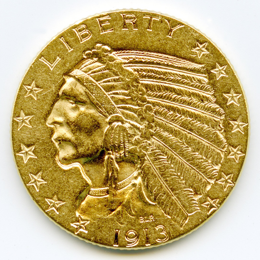 USA - 5 Dollars - 1913 avers