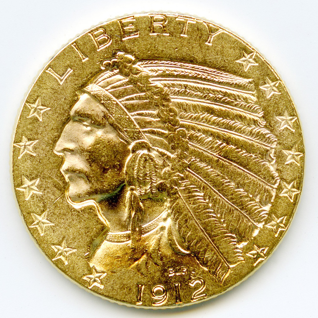 USA - 5 Dollars - 1912 avers USA - 5 Dollars - 1912 avers