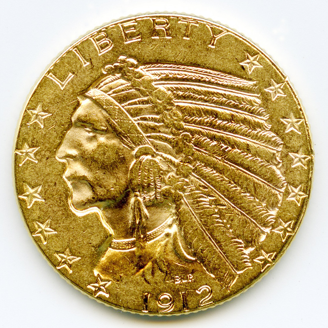 USA - 5 Dollars - 1912 avers