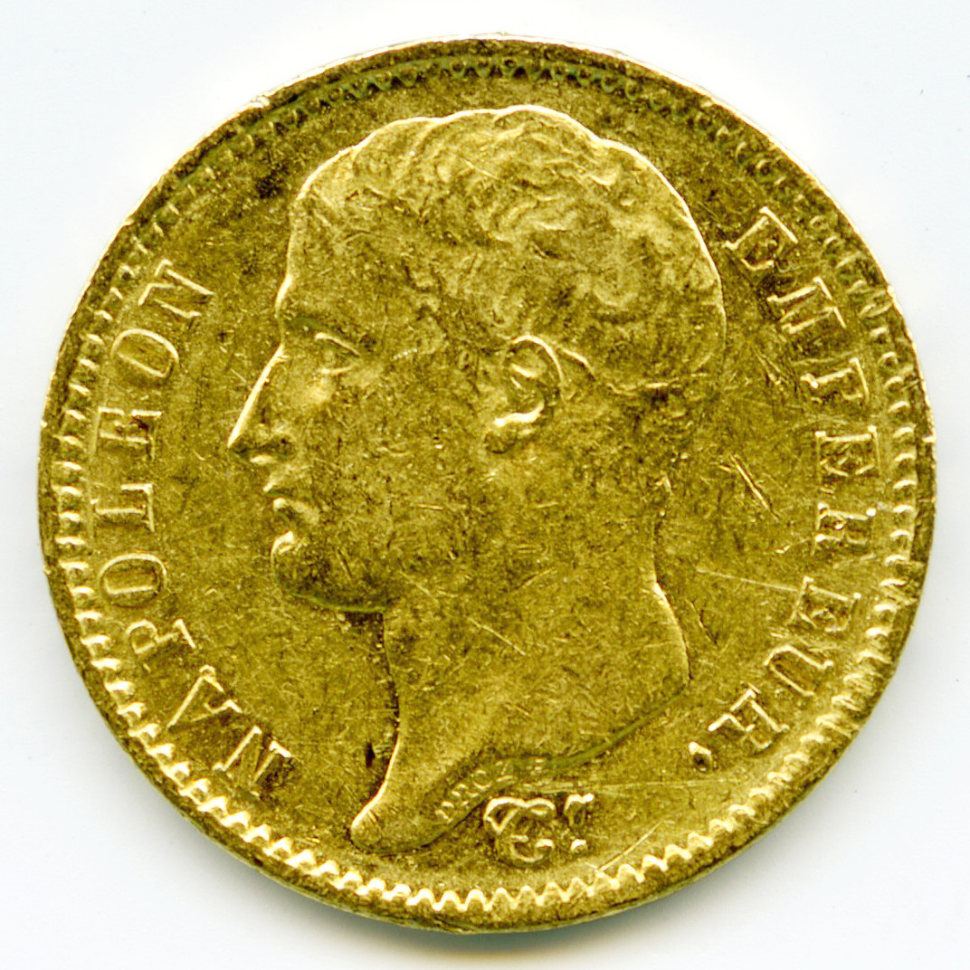 Napoleon Ier - 20 Francs - 1807 A avers Napoleon Ier - 20 Francs - 1807 A avers