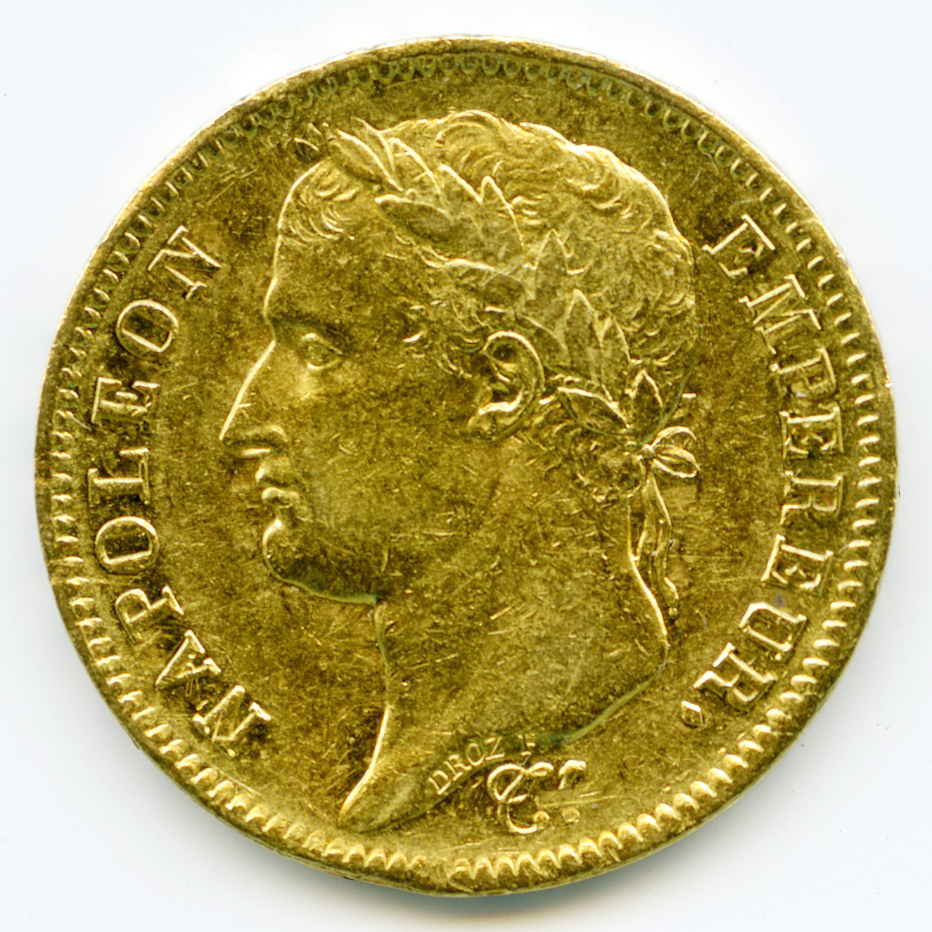 Napoléon Ier - 40 Francs - 1811 K avers Napoléon Ier - 40 Francs - 1811 K avers
