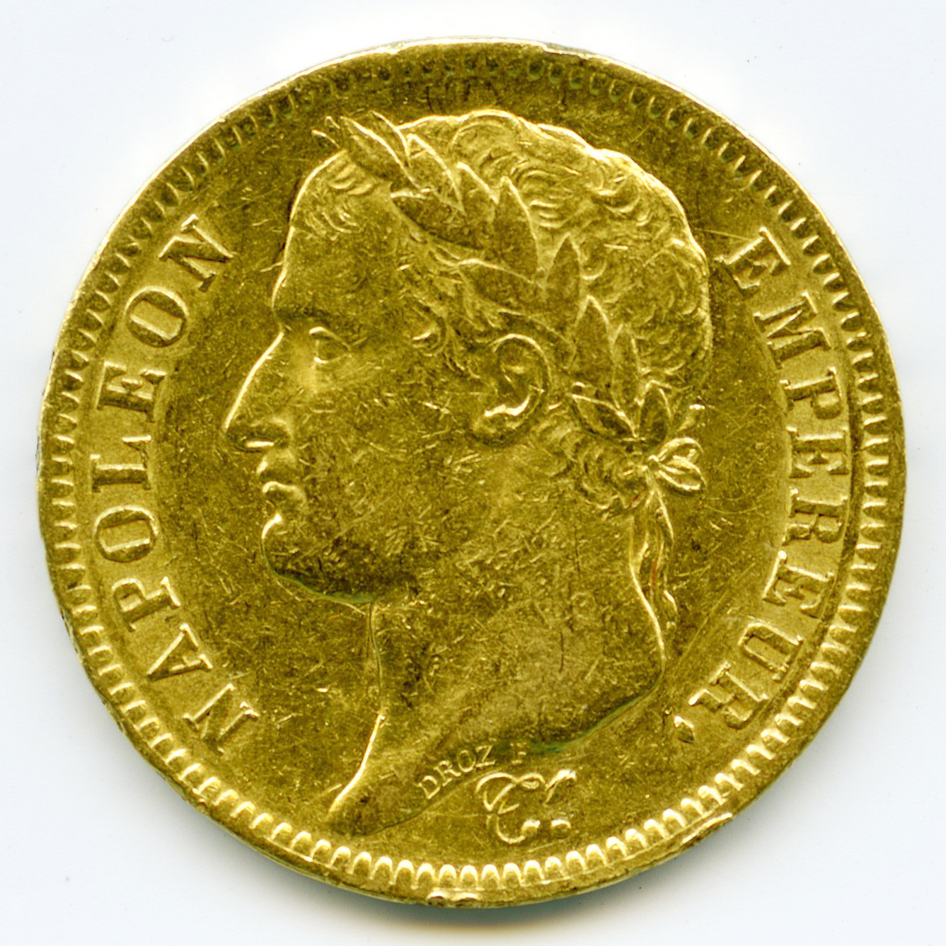 Napoléon Ier - 40 Francs - 1812 A avers Napoléon Ier - 40 Francs - 1812 A avers