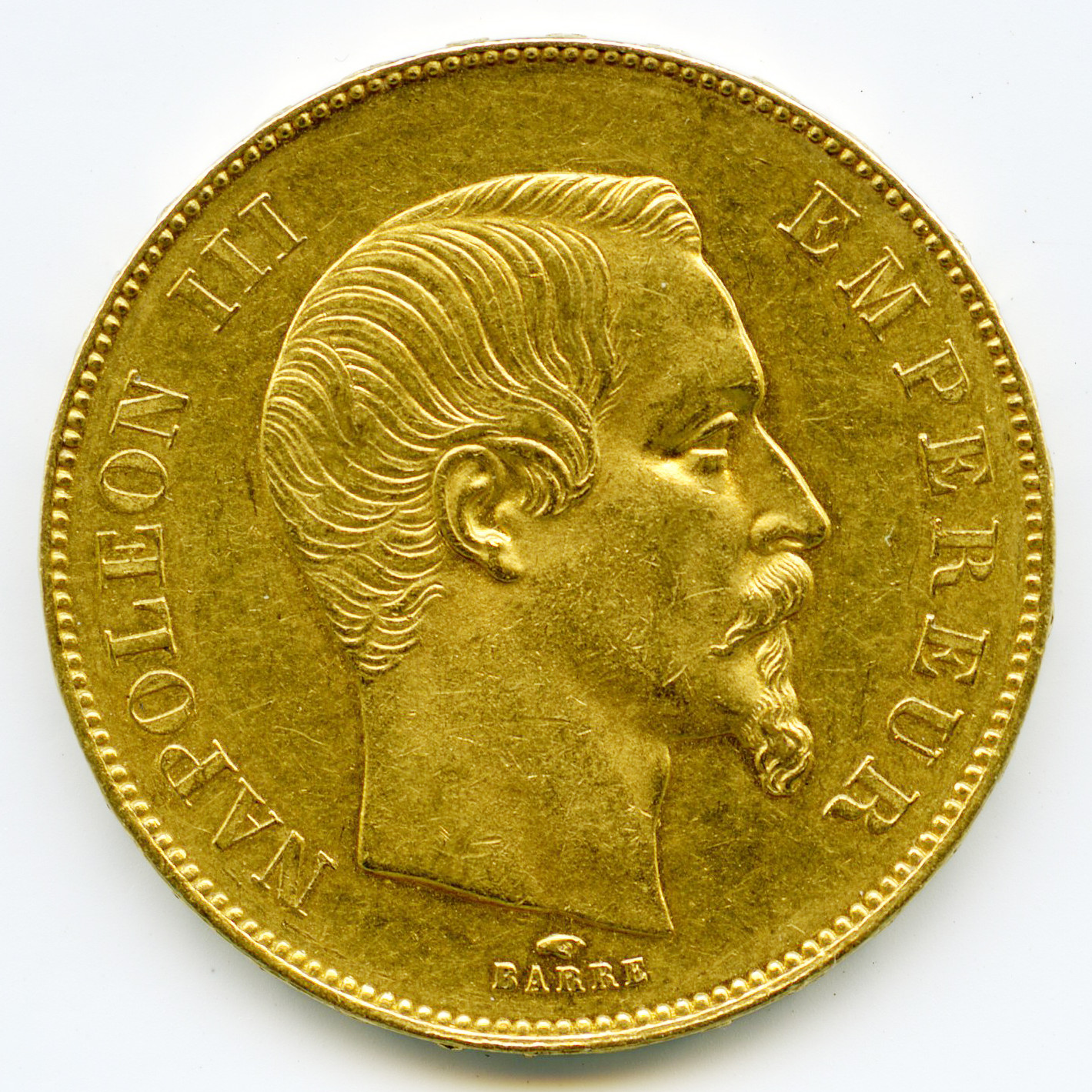 Napoléon III - 50 Francs - 1856 A avers