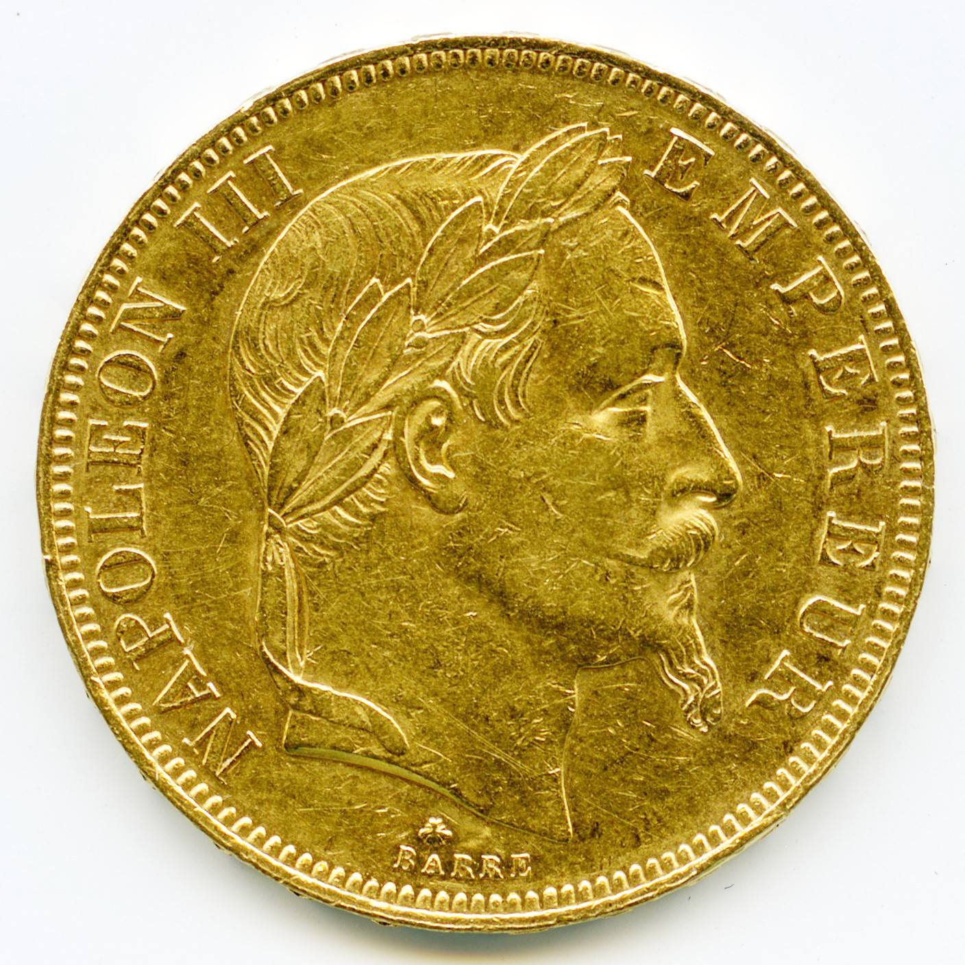 Napoléon III - 50 Francs - 1862 A avers