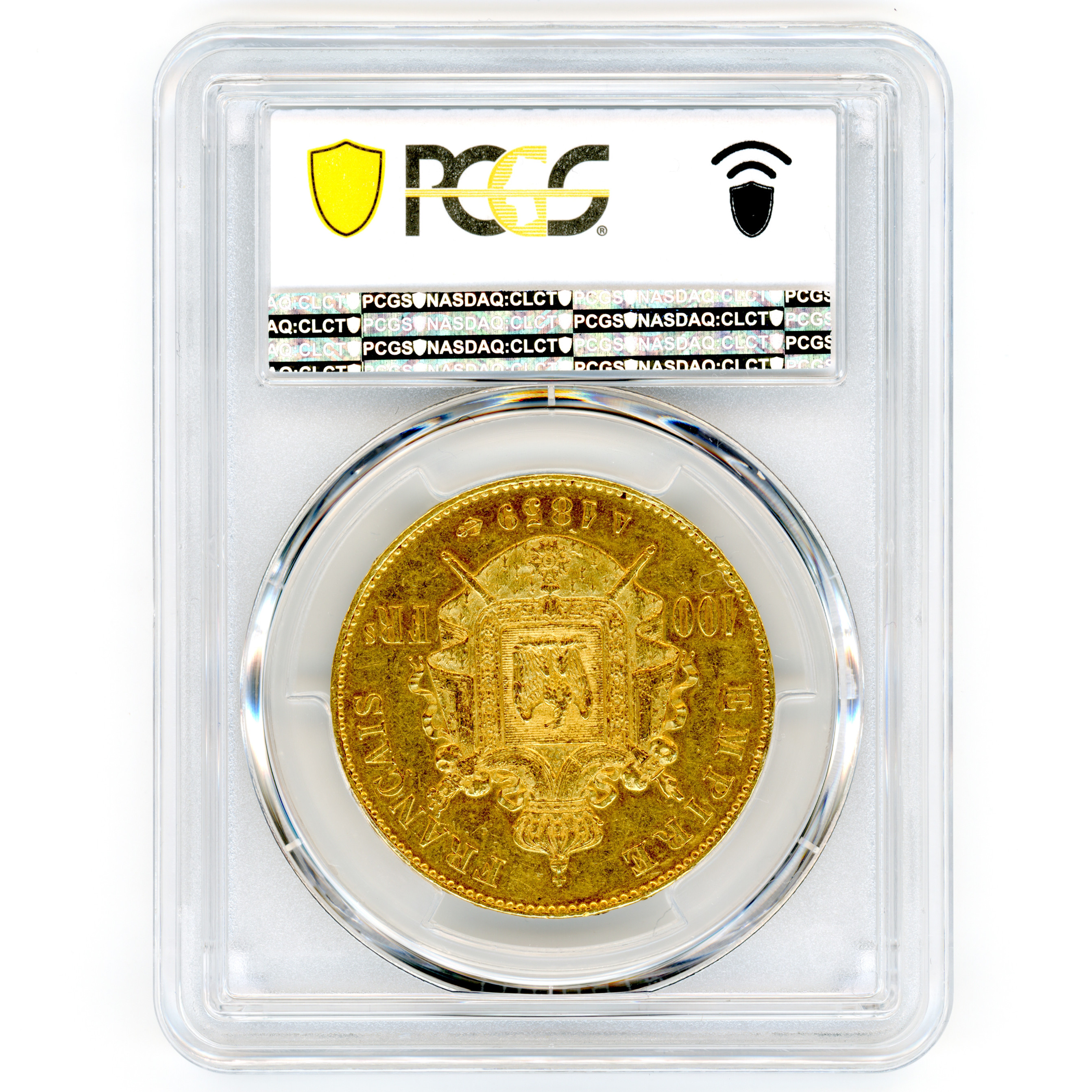 Napoléon III - 100 Francs - 1859 A revers Napoléon III - 100 Francs - 1859 A revers