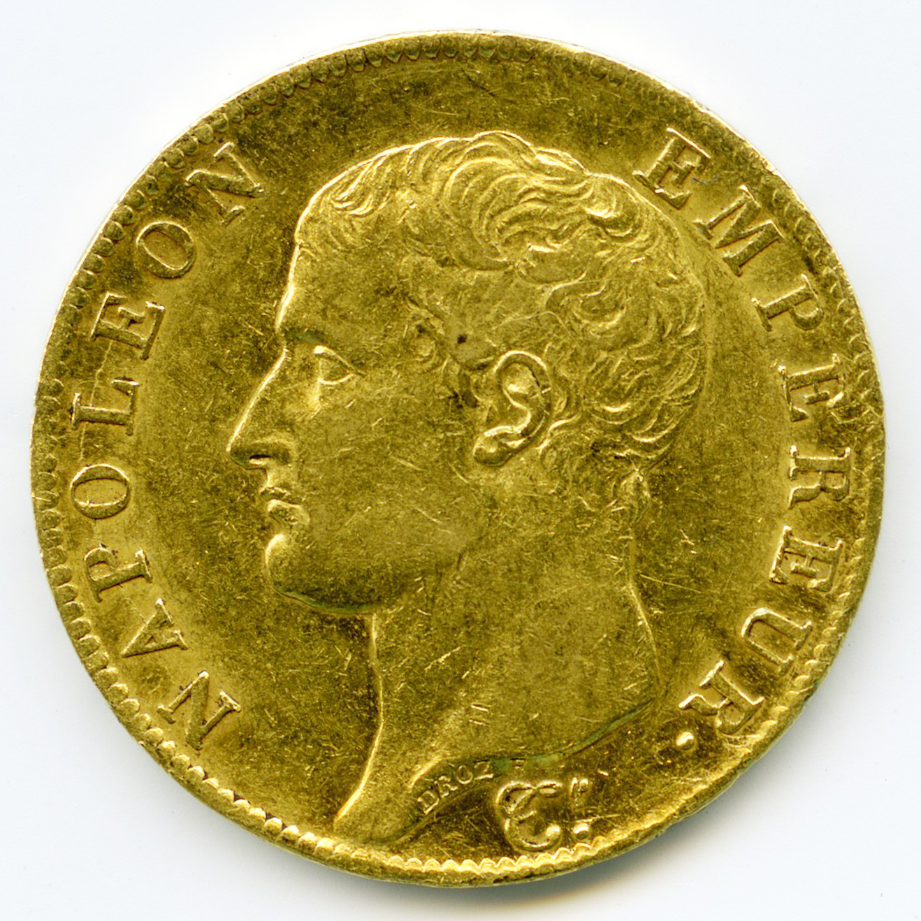 Napoléon Ier - 40 Francs - An 13 A avers