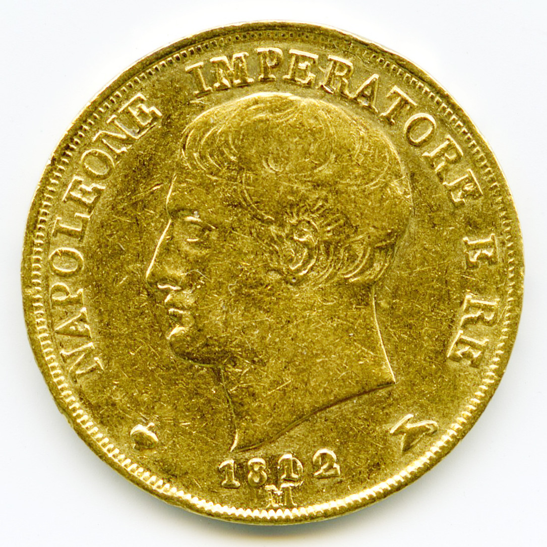 Italie - 20 Lire - 1812 M avers Italie - 20 Lire - 1812 M avers