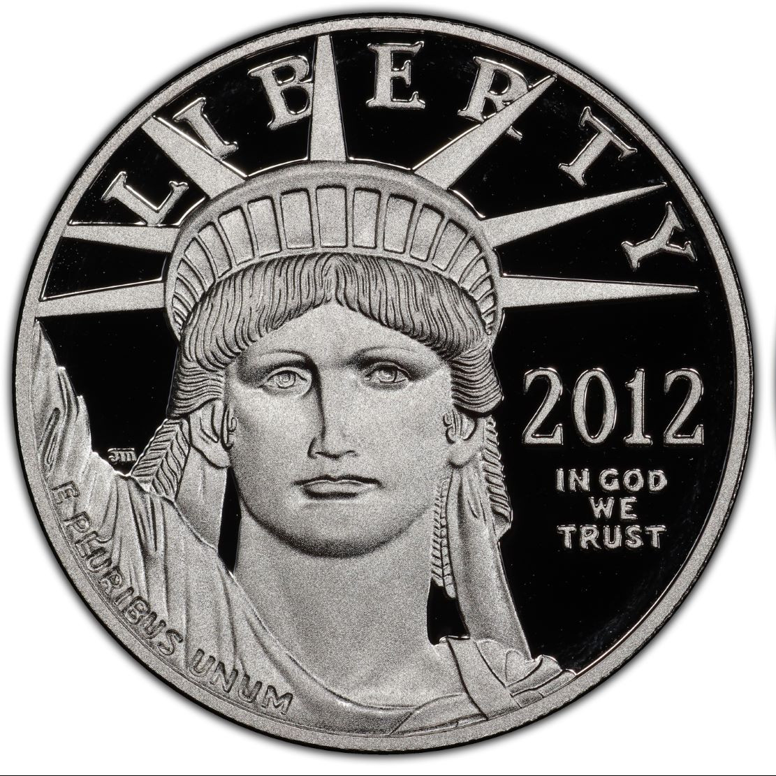 USA - 100 Dollars platine - 2012 W avers