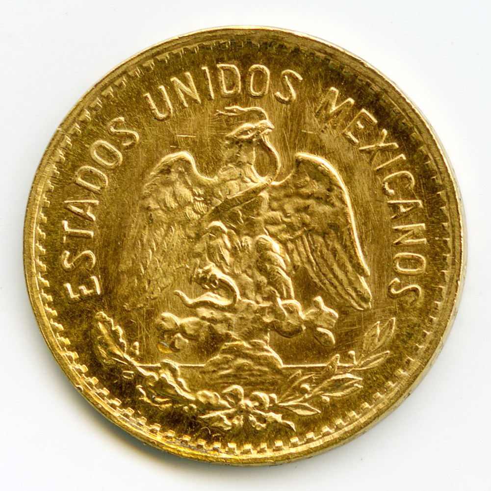 Mexique - 5 Pesos - 1955 M revers