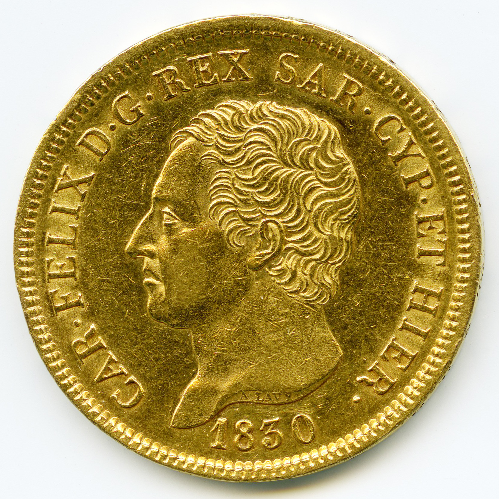 Italie - 80 Lire - 1830 avers