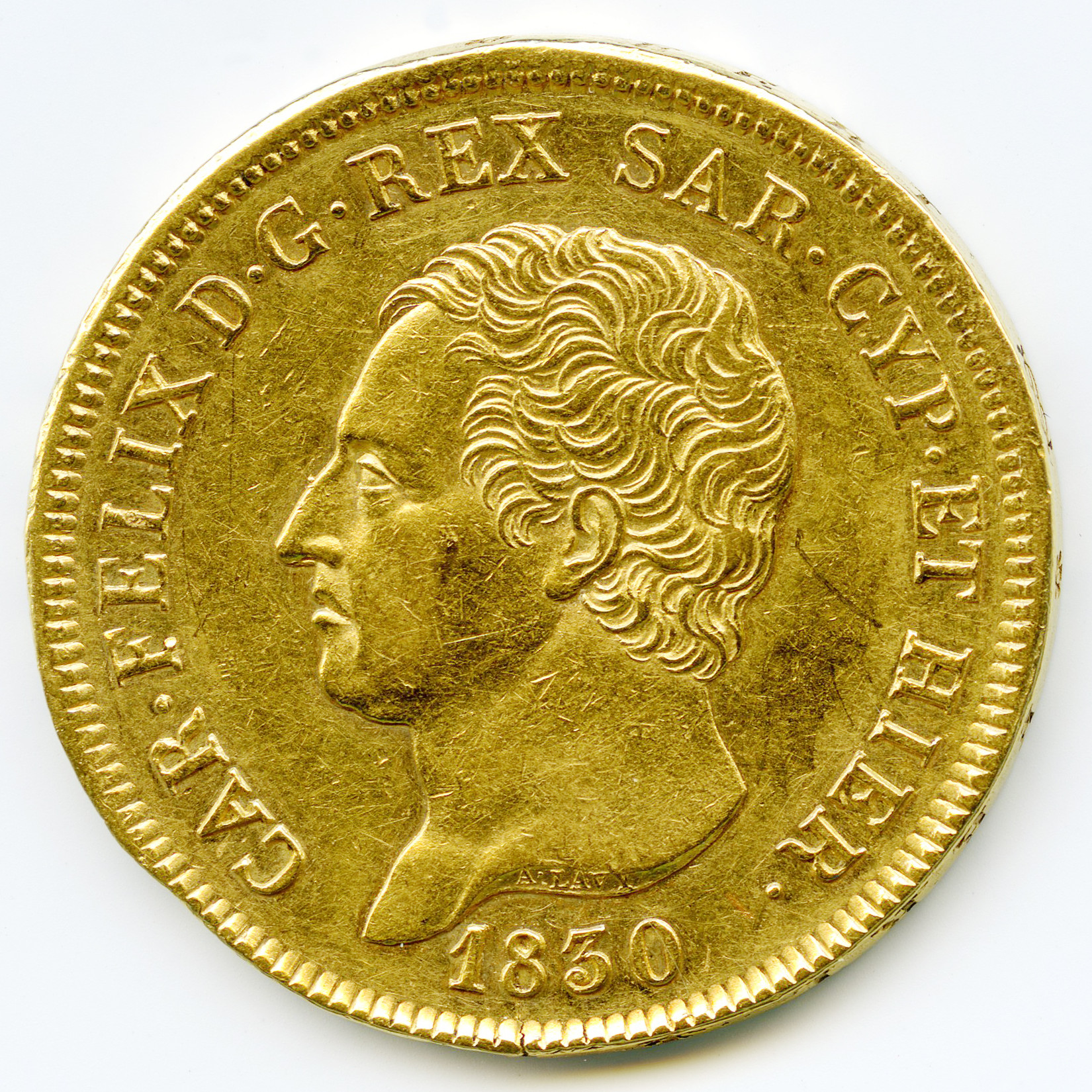 Italie - 80 Lire - 1830 - Ancre avers