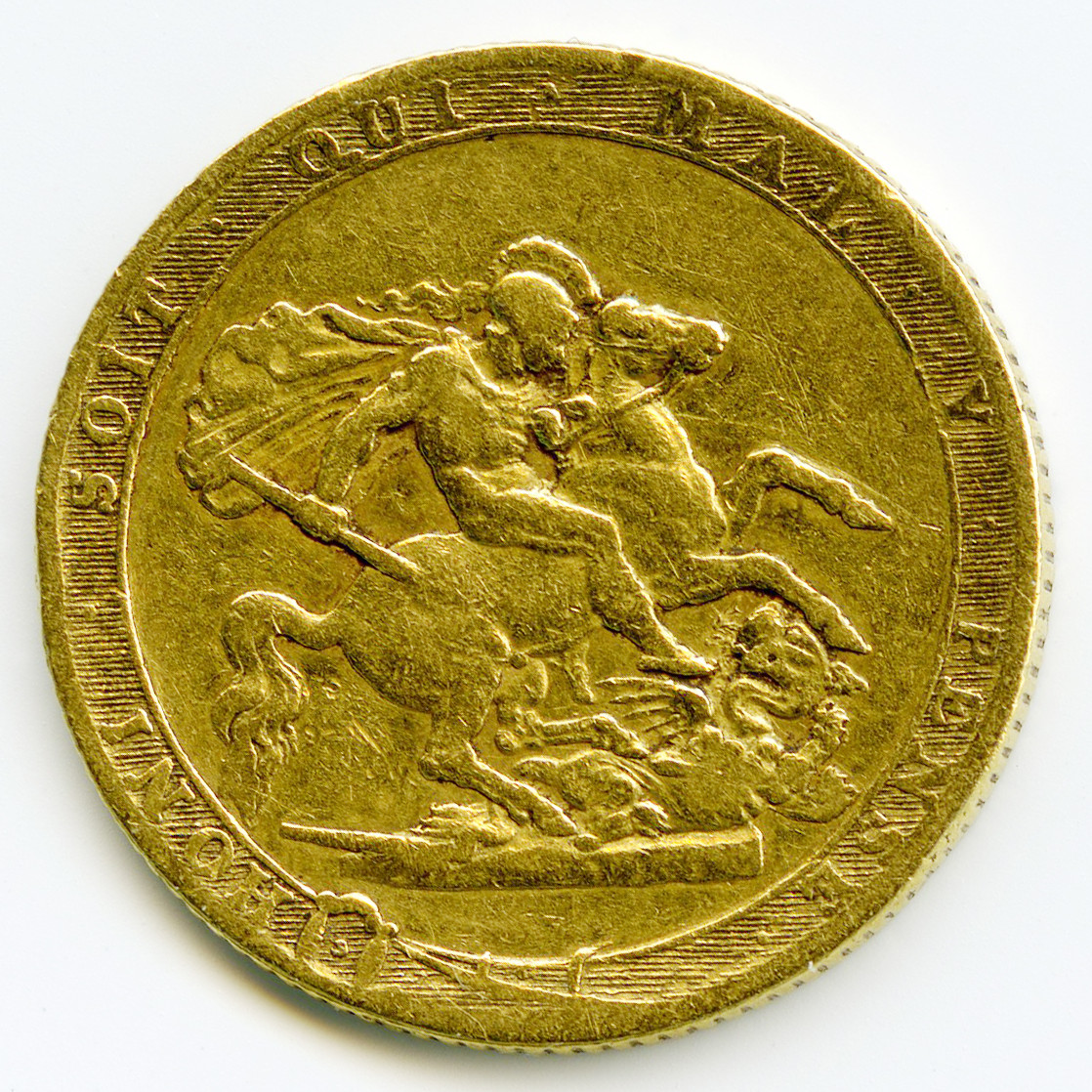 Grande-Bretagne - 1 Souverain - 1820 revers Grande-Bretagne - 1 Souverain - 1820 revers
