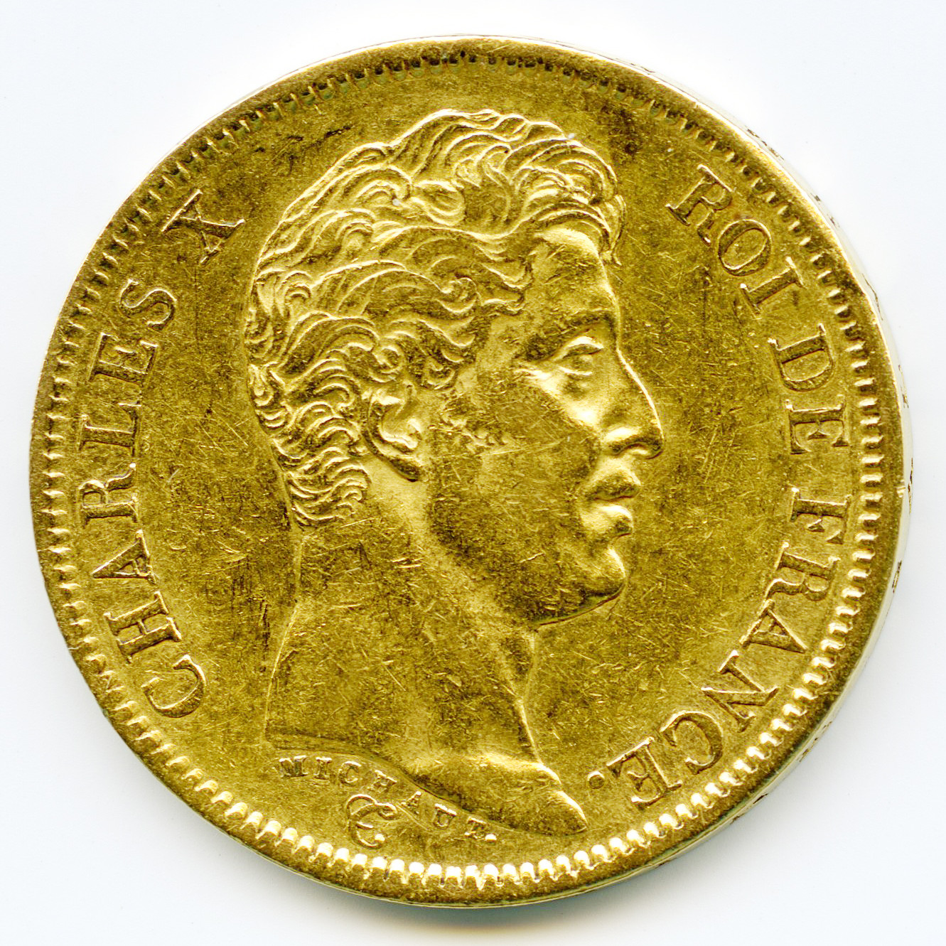 Charles X - 40 Francs - 1824 A avers Charles X - 40 Francs - 1824 A avers