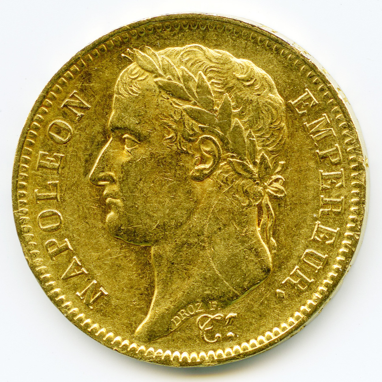 Napoléon Ier - 40 Francs - 1809 A avers Napoléon Ier - 40 Francs - 1809 A avers