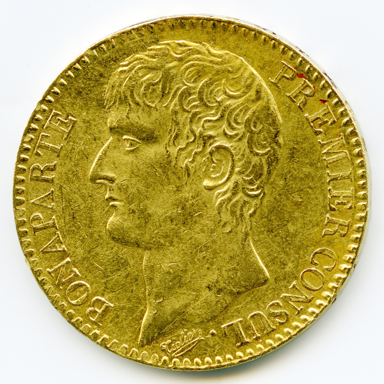 Bonaparte - 40 Francs - l'An XI A avers Bonaparte - 40 Francs - l'An XI A avers