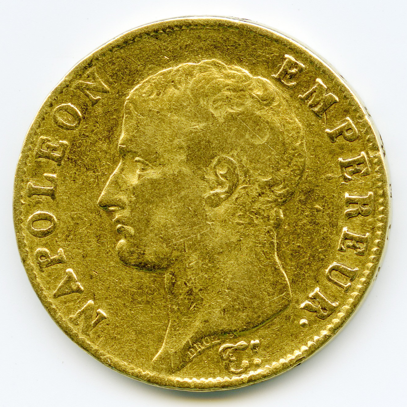 Napoléon Ier - 40 Francs - 1806 U avers Napoléon Ier - 40 Francs - 1806 U avers