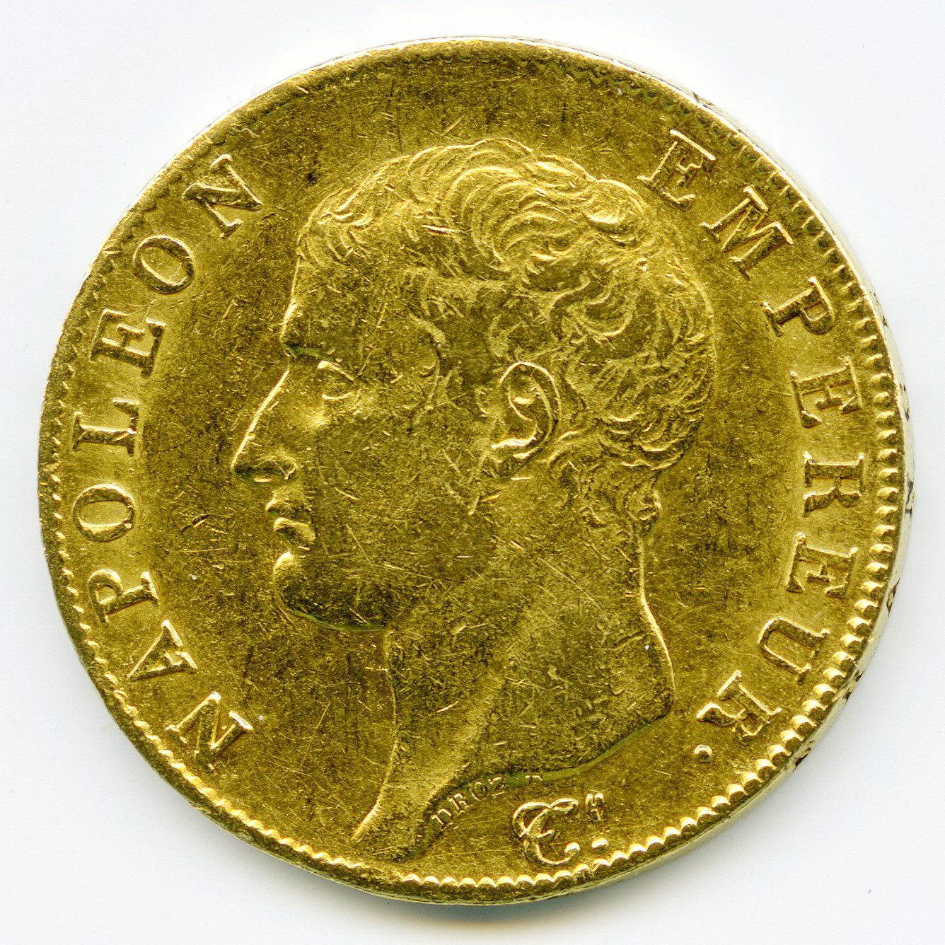 Napoléon Ier - 40 Francs - L'An 13 A avers