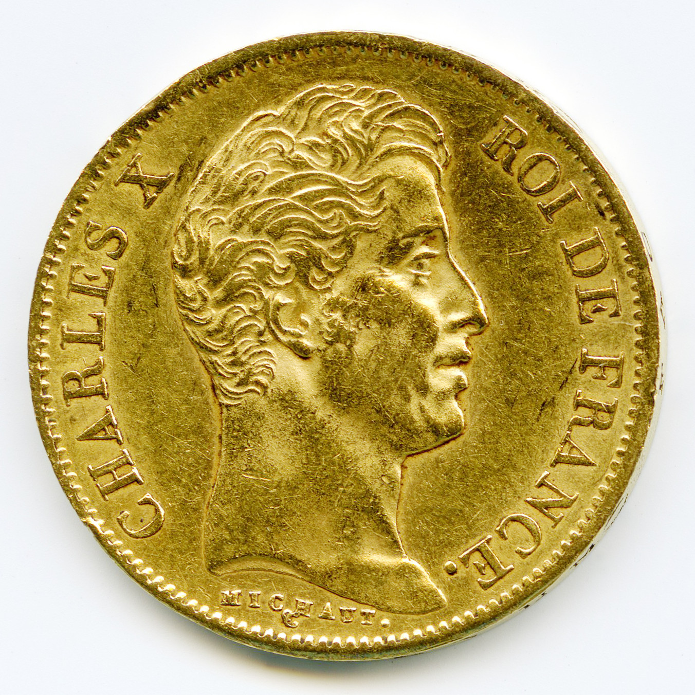 Charles X - 40 Francs - 1829 A avers