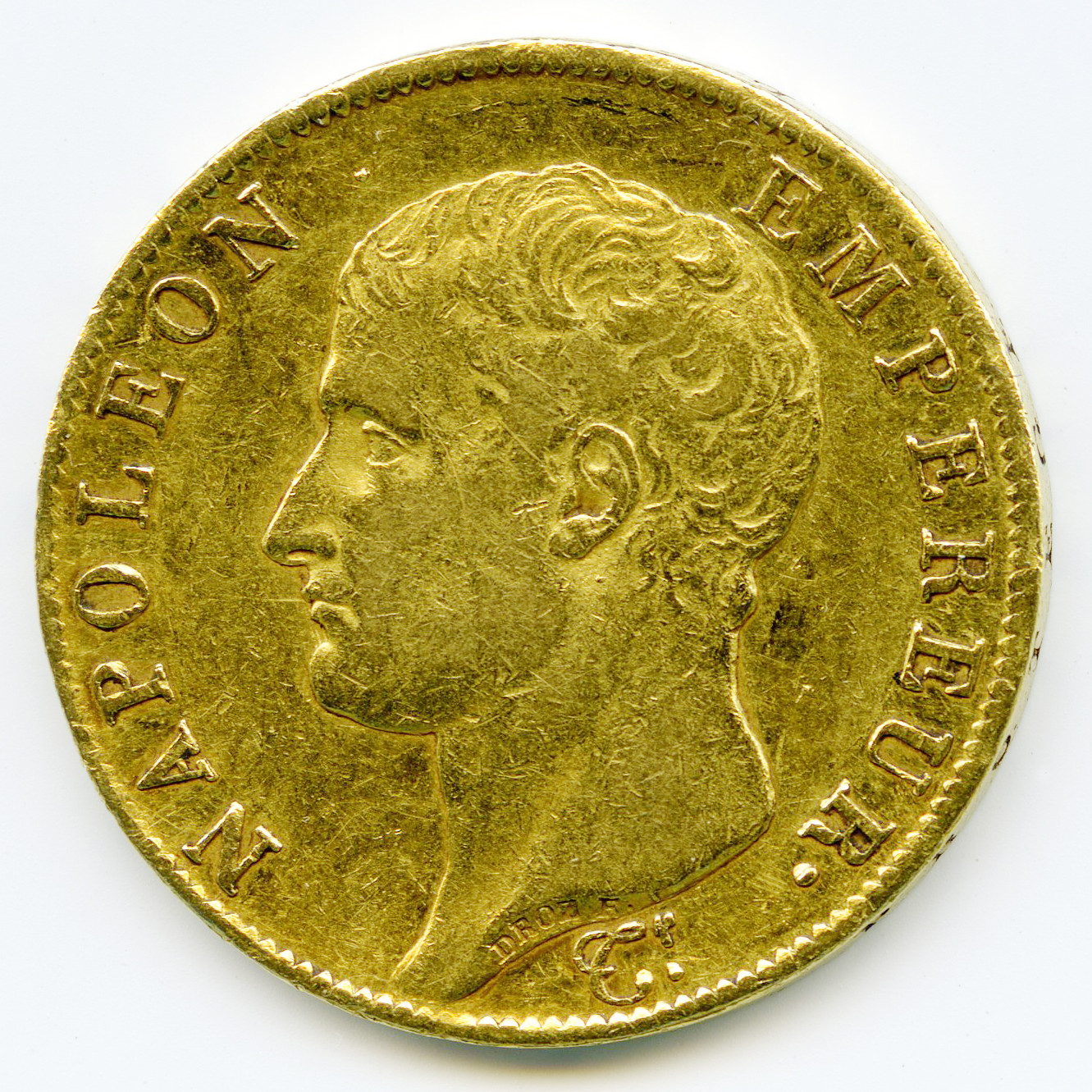 Napoléon Ier - 40 Francs - 1806 A avers