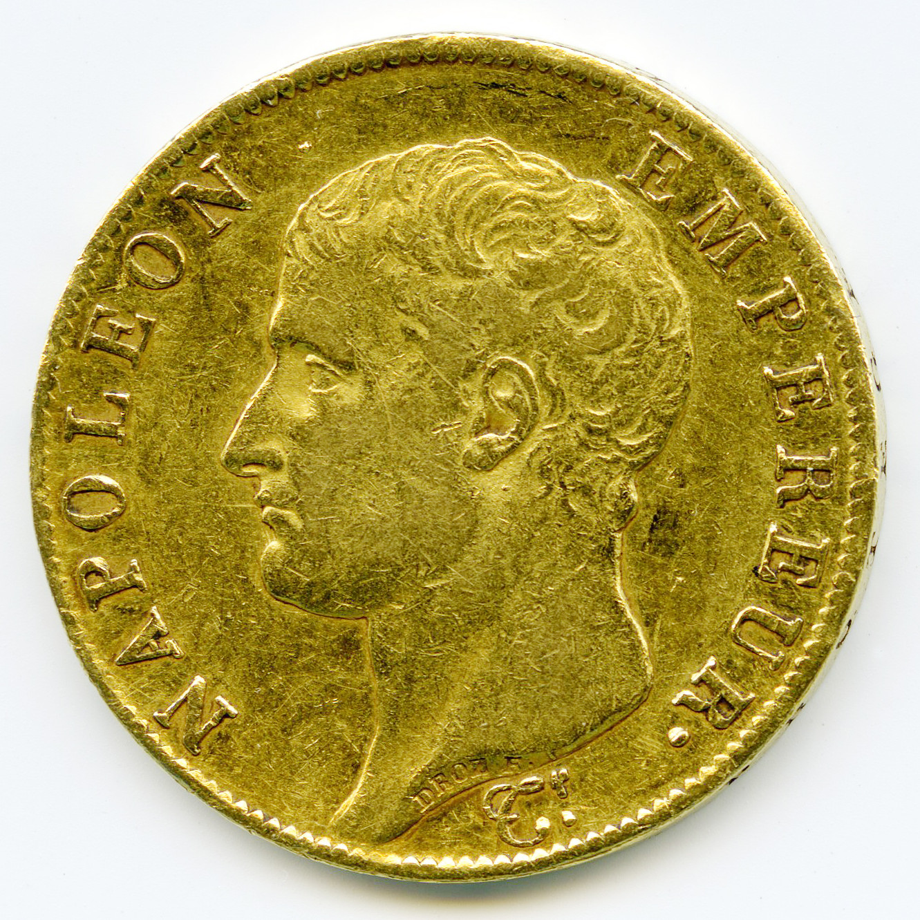 Napoléon Ier - 40 Francs - 1806 A avers Napoléon Ier - 40 Francs - 1806 A avers