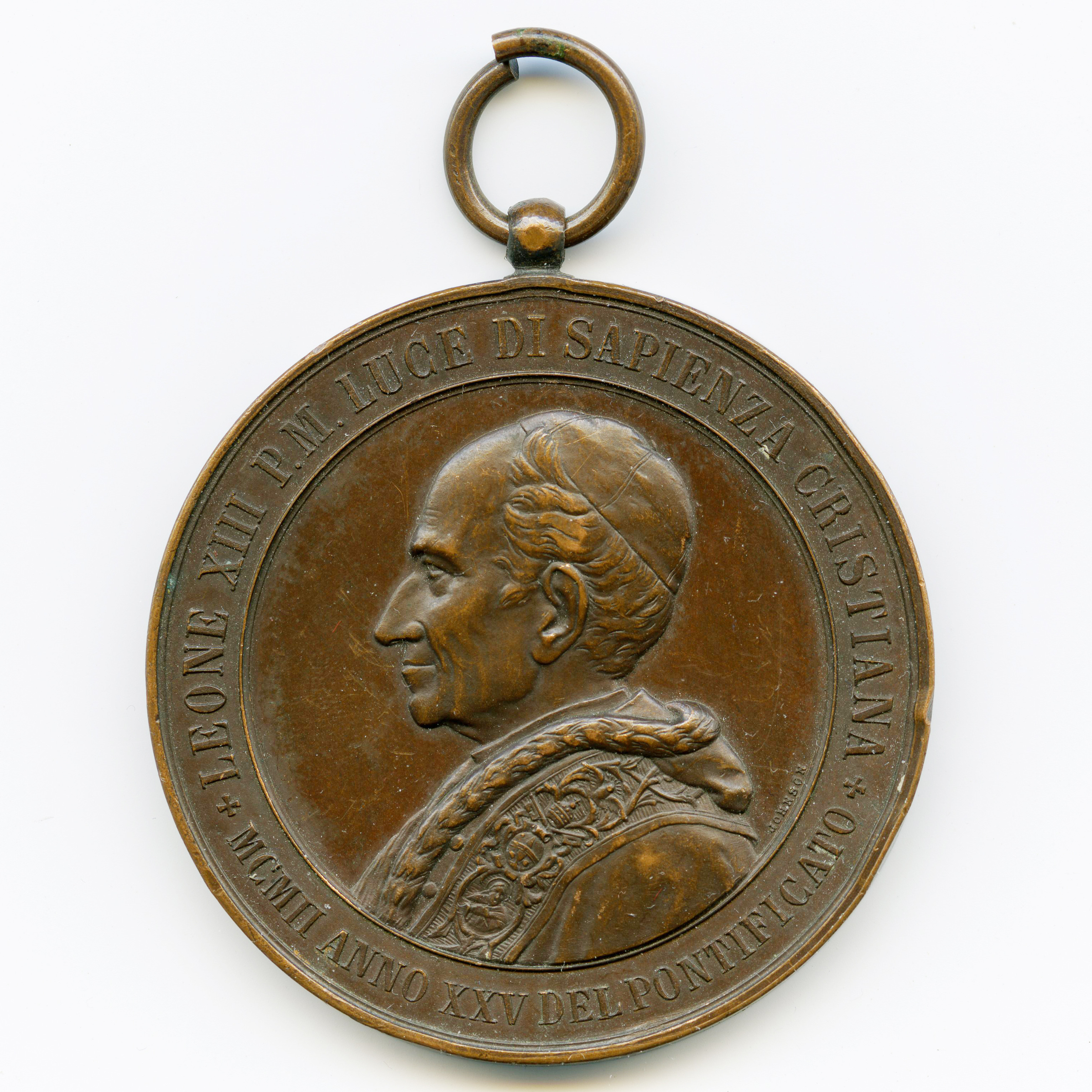 Médaille - Vatican - Pape Léo XIII avers