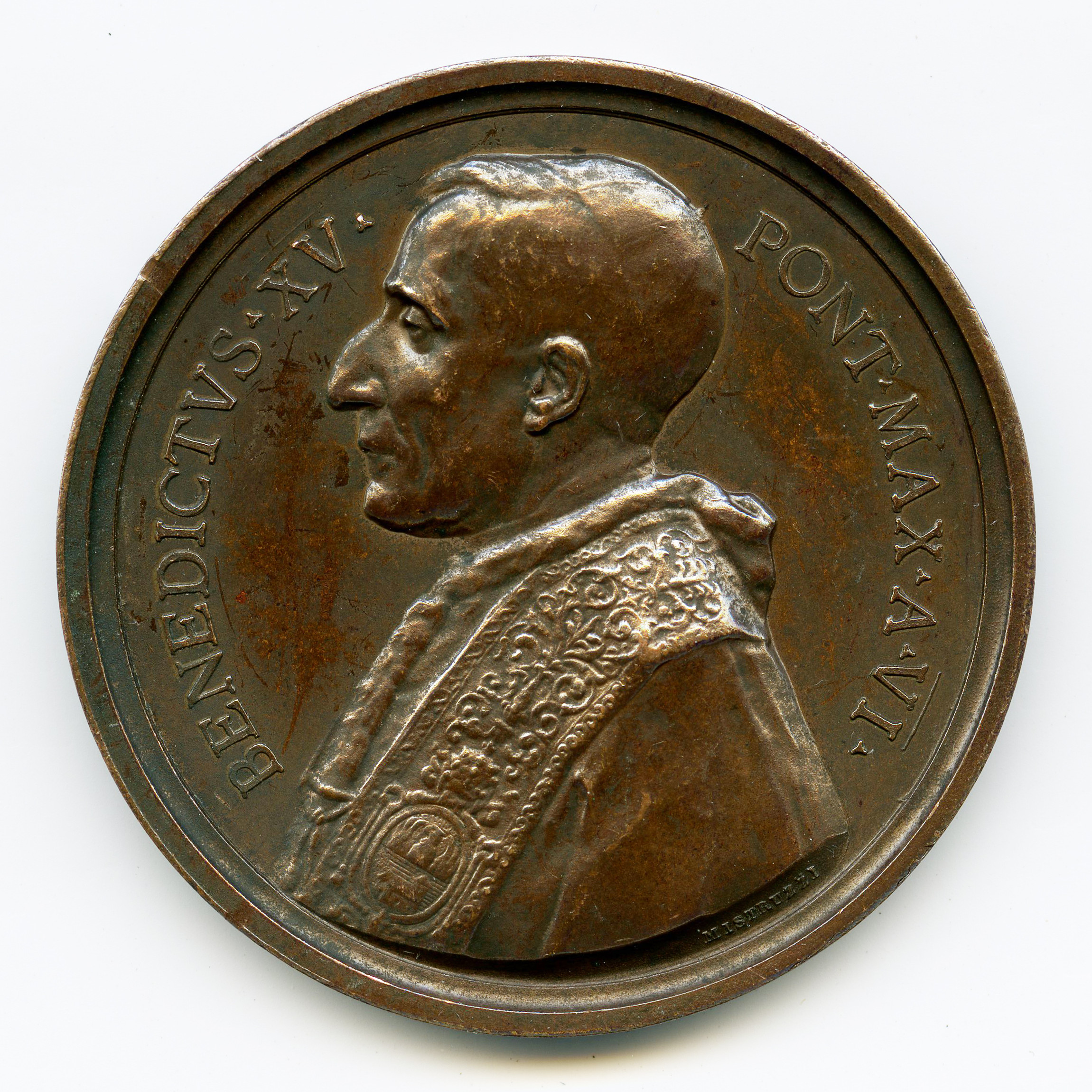 Vatican - Médaille - Benoît XV avers