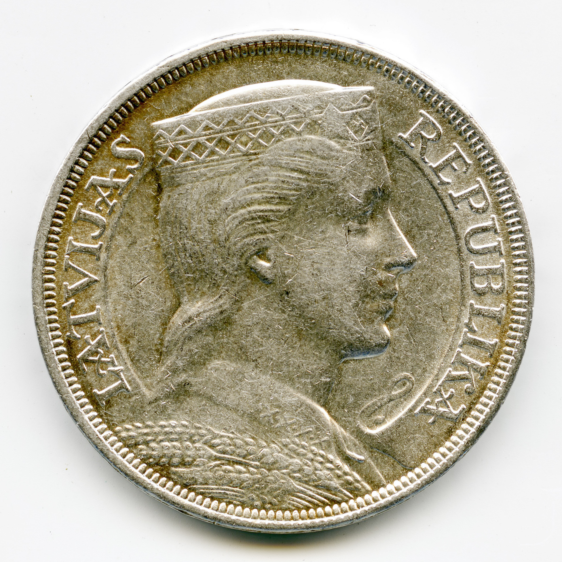 Lettonie - 5 Lati - 1931 avers Lettonie - 5 Lati - 1931 avers