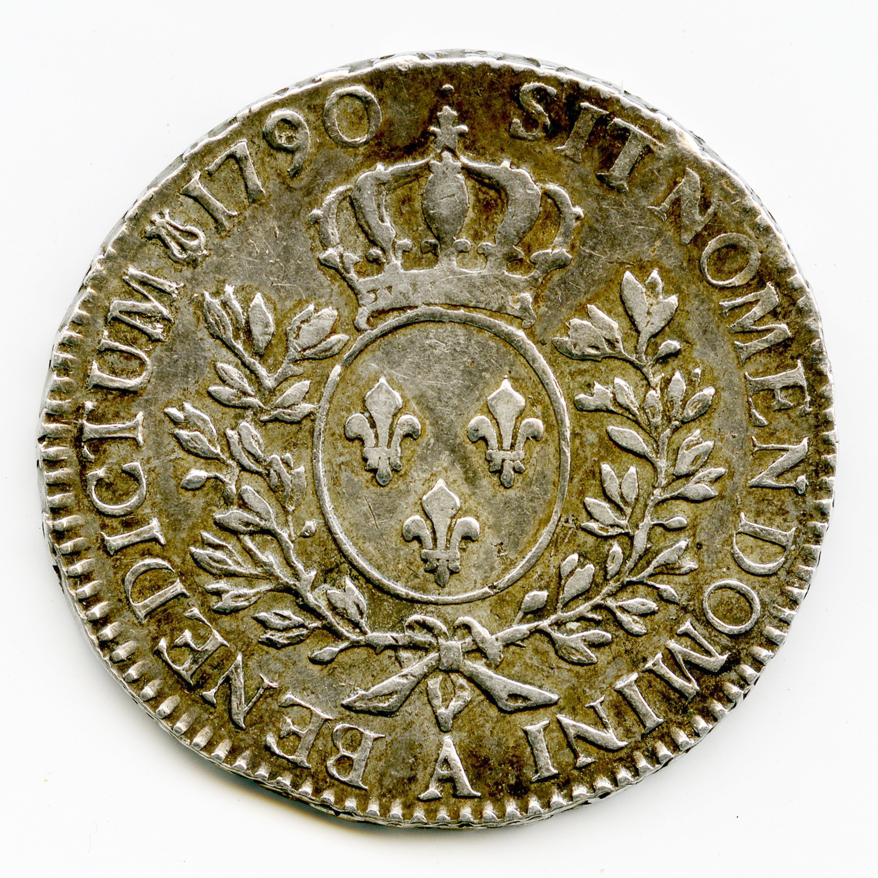 Louis XVI - 1/2 Ecu - 1790 A revers Louis XVI - 1/2 Ecu - 1790 A revers