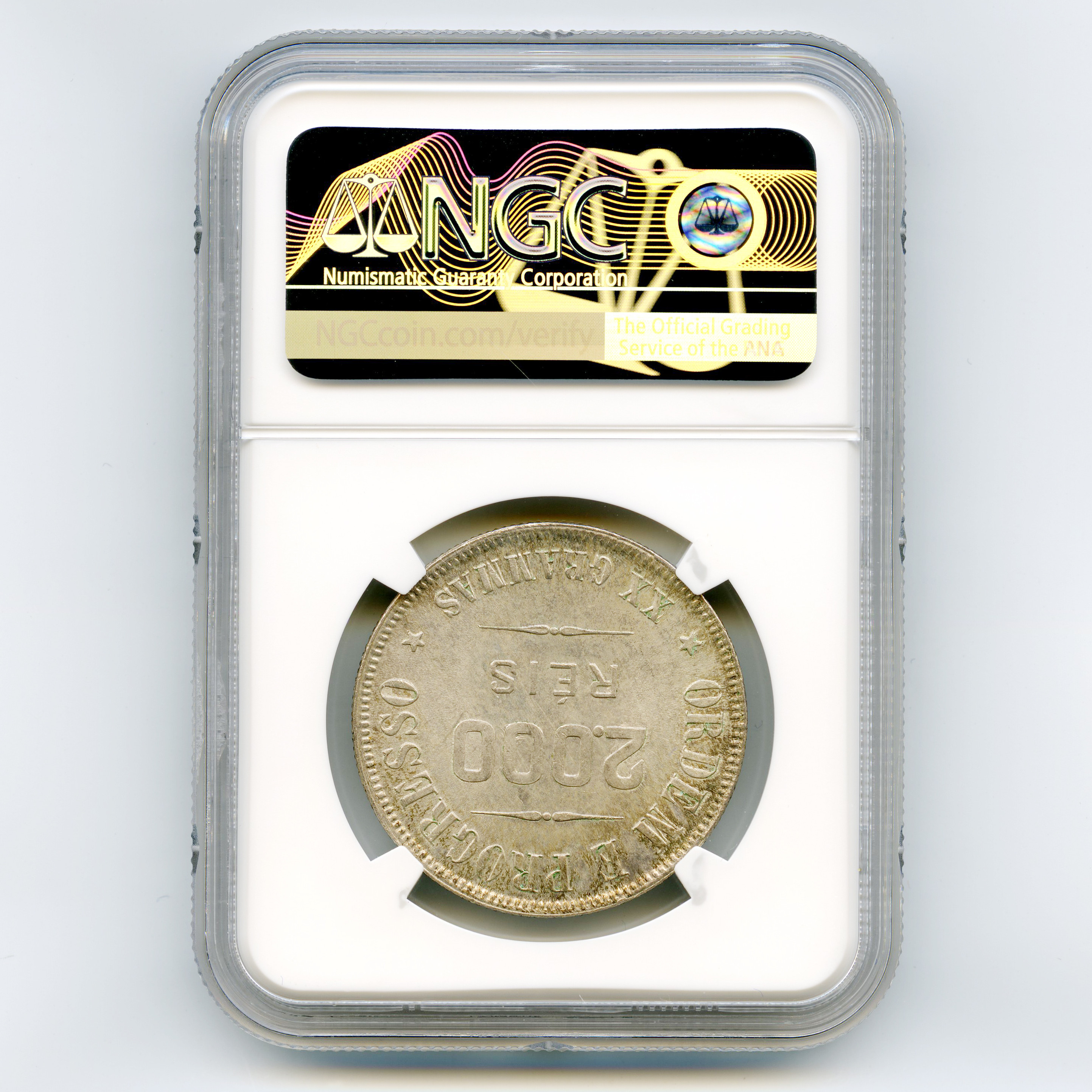 Brésil - 2 000 Réis - 1906 revers Brésil - 2 000 Réis - 1906 revers