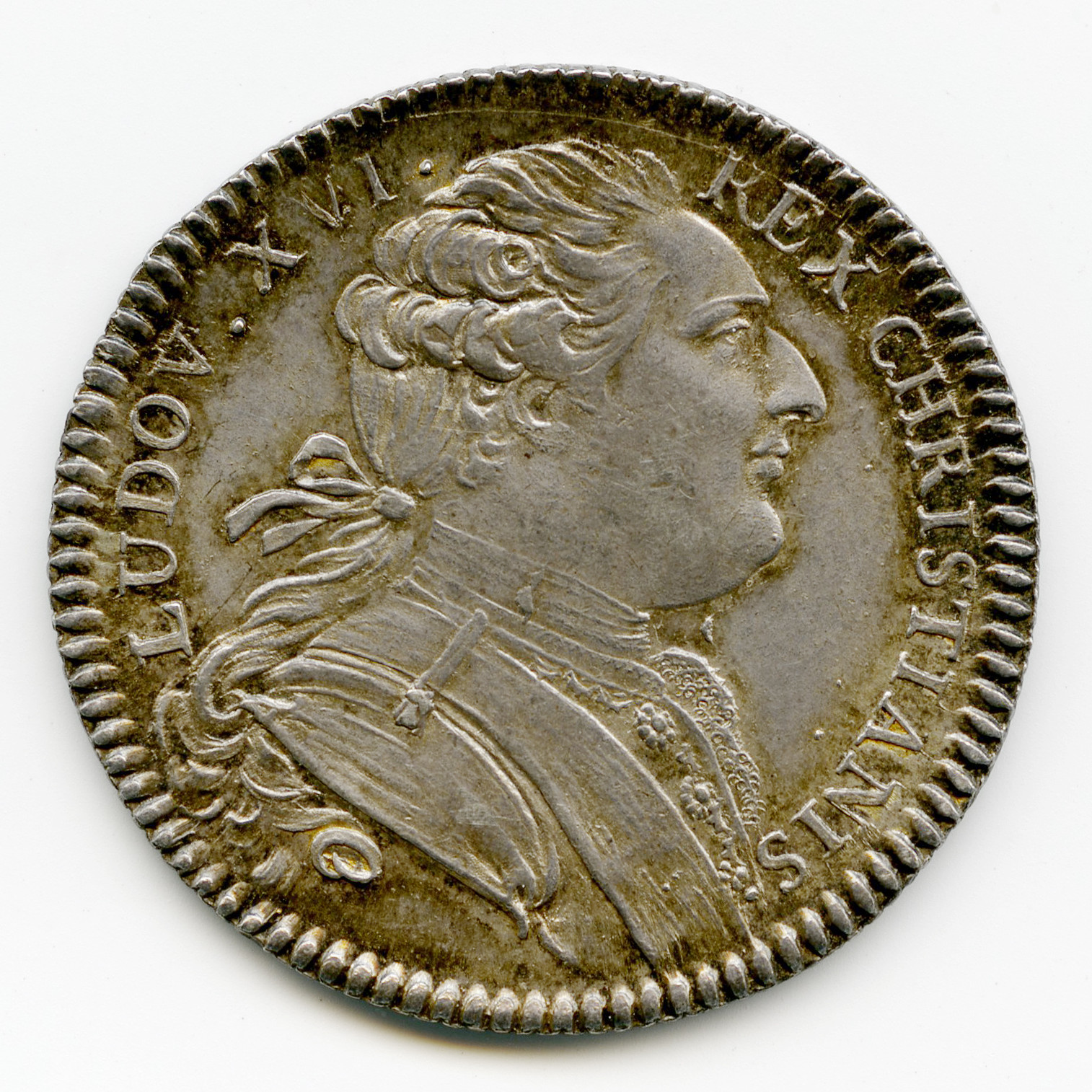 Louis XVI - Jeton Les Amis de la Liberté avers Louis XVI - Jeton Les Amis de la Liberté avers