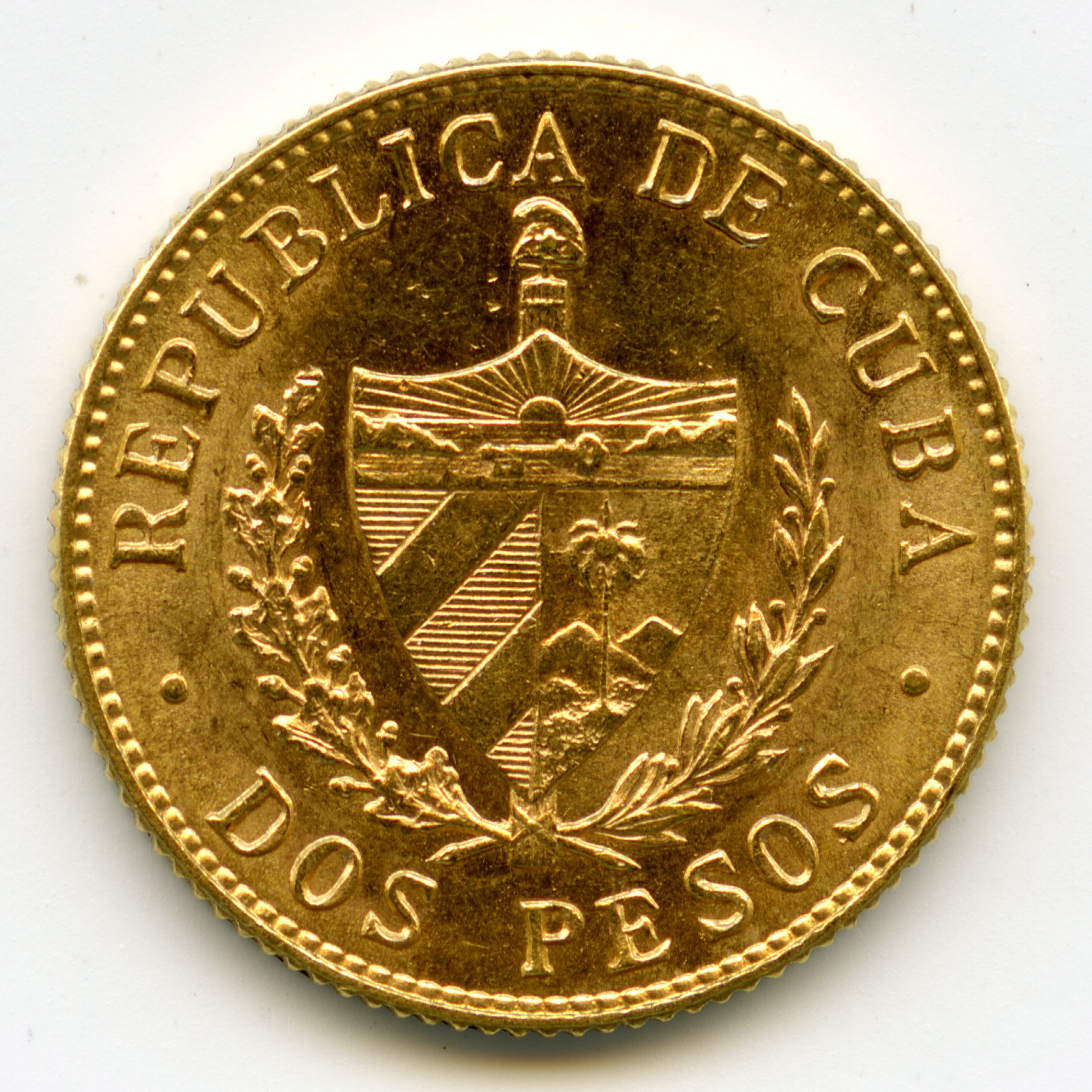 Cuba - 2 Pesos - 1916 revers Cuba - 2 Pesos - 1916 revers