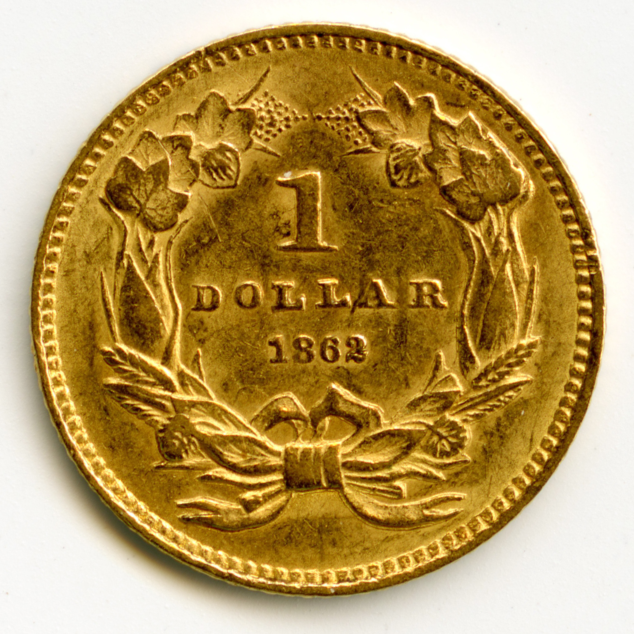 USA - 1 Dollar - 1862 revers