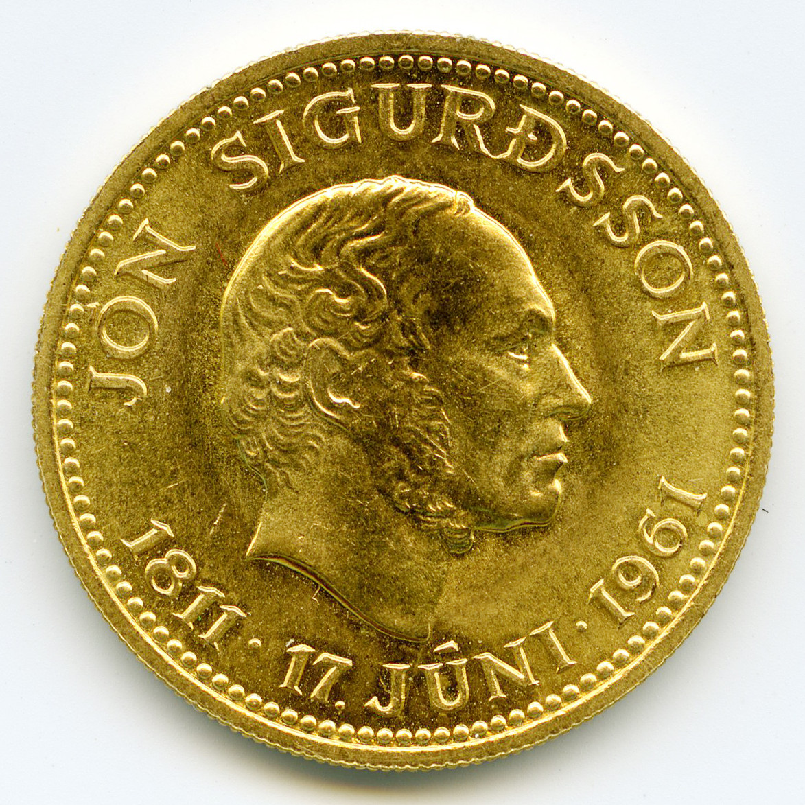 Islande - 500 Kronur - 1961 avers Islande - 500 Kronur - 1961 avers