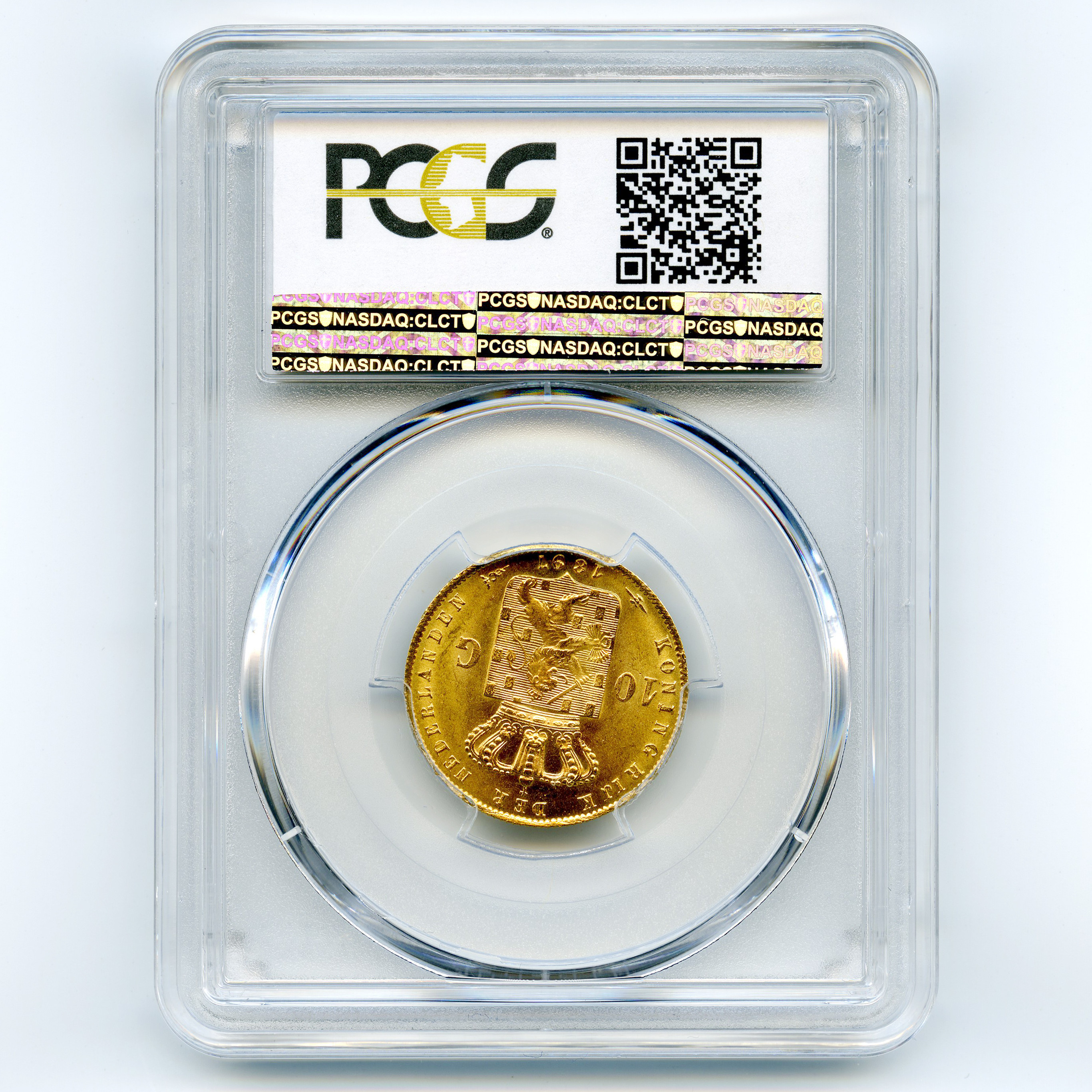Pays-Bas - 10 Gulden - 1897 revers Pays-Bas - 10 Gulden - 1897 revers