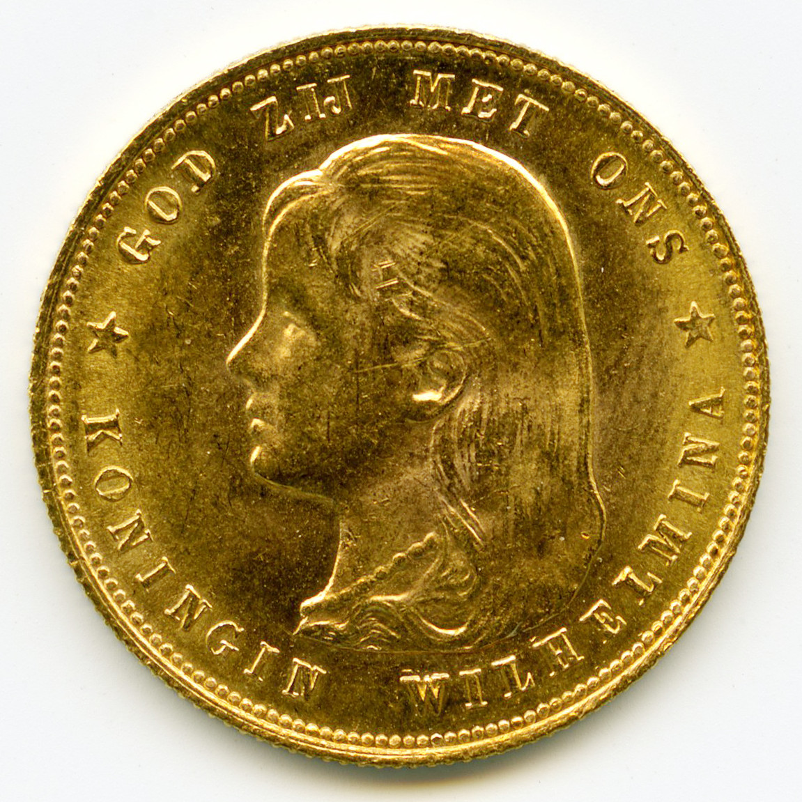 Pays-Bas - 10 Florins - 1897 avers Pays-Bas - 10 Florins - 1897 avers