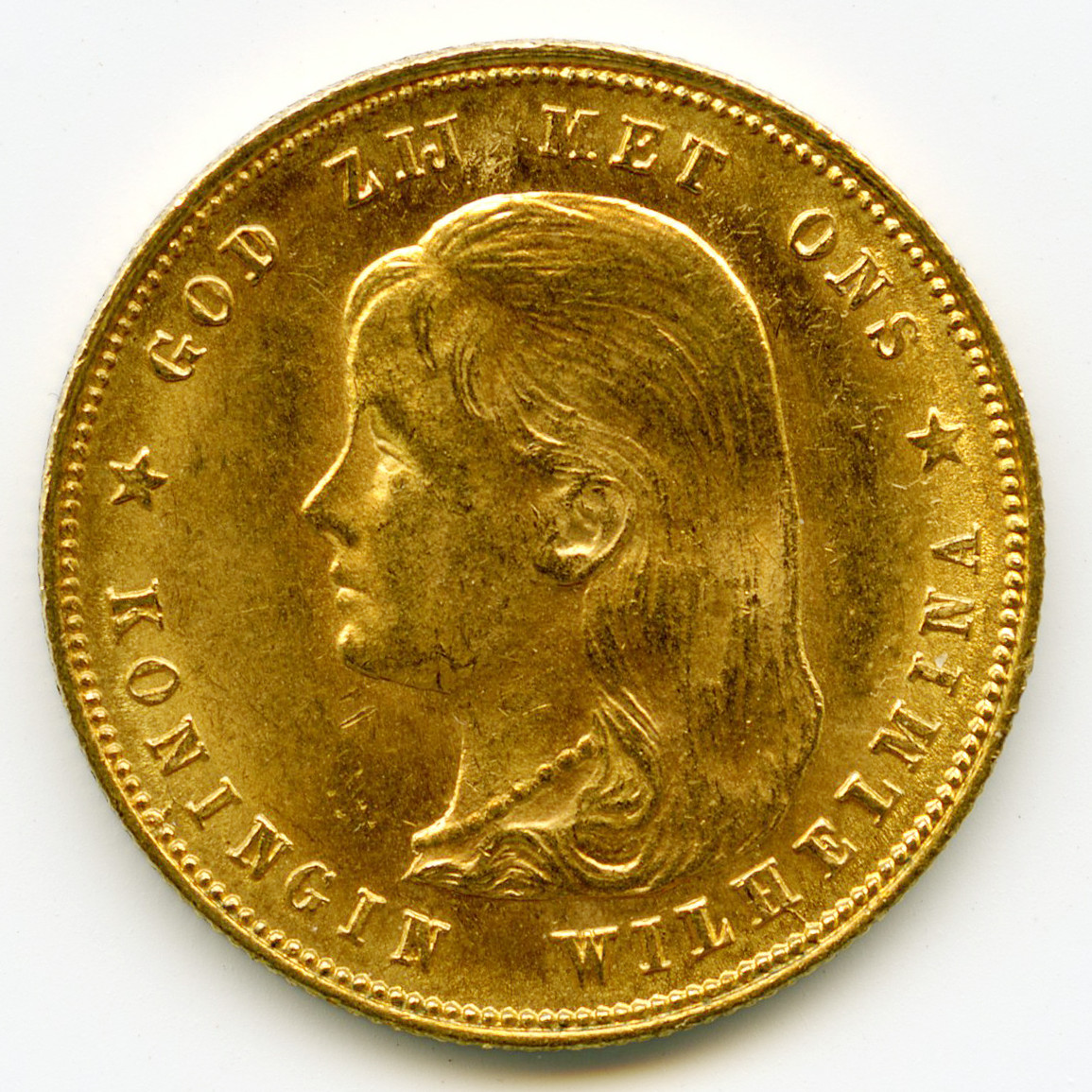Pays-Bas - 10 Gulden - 1897 avers