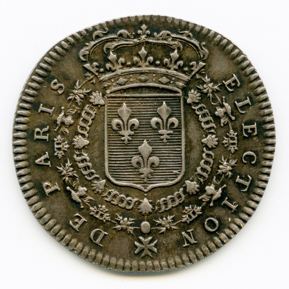Louis XV - Election de Paris - 1741 revers Louis XV - Election de Paris - 1741 revers