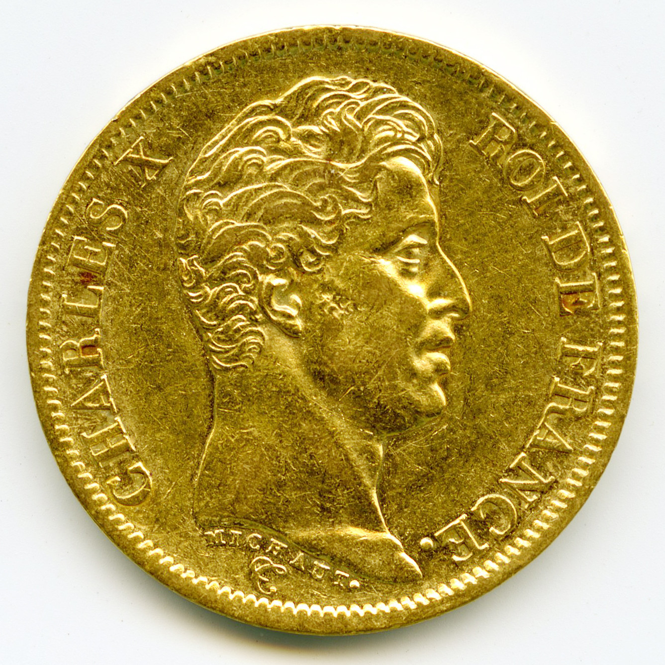 Charles X - 40 Francs - 1824 A avers