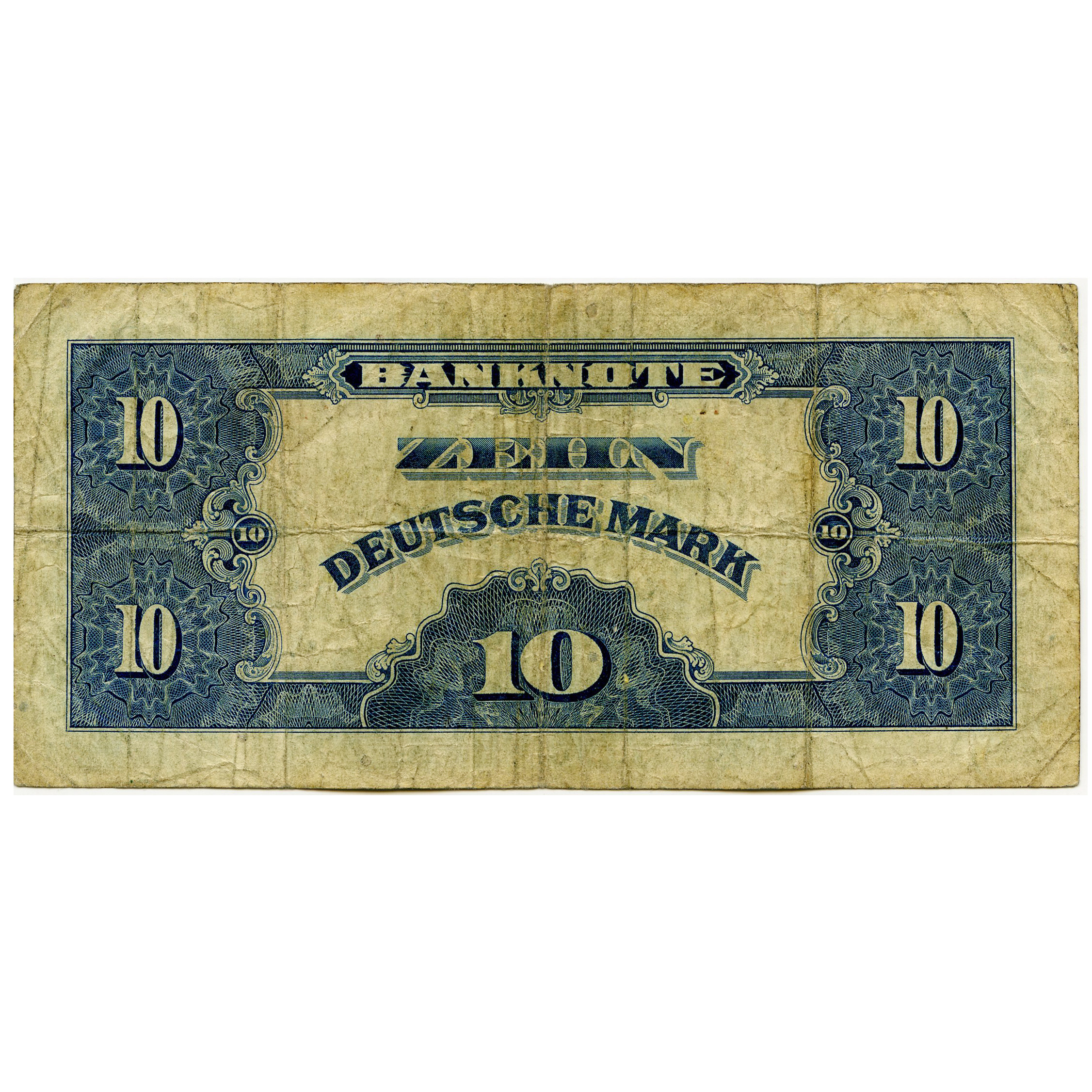 Allemagne - 10 Deutsche Mark - 1948 revers