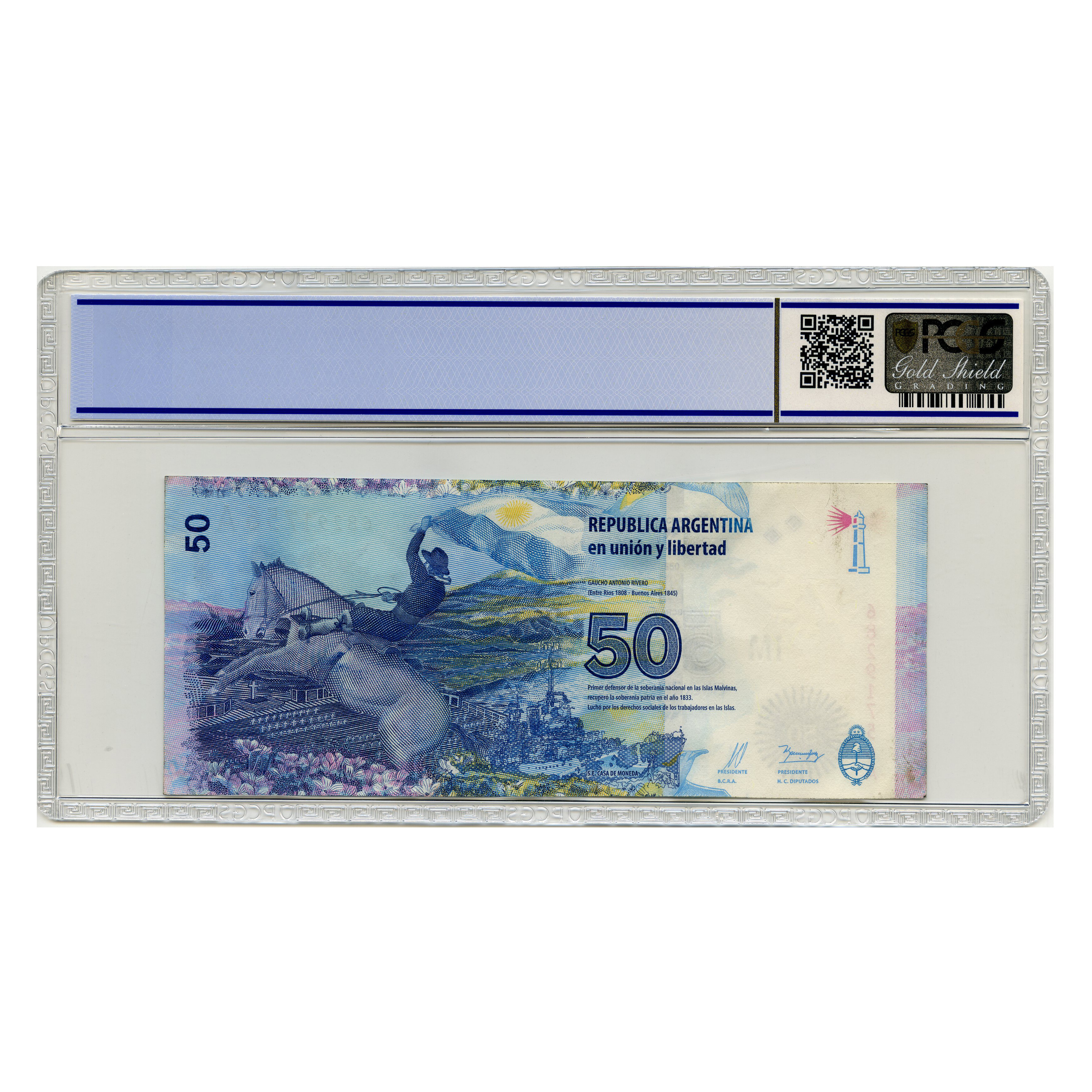 Argentine - 50 Pesos - 68291756A revers