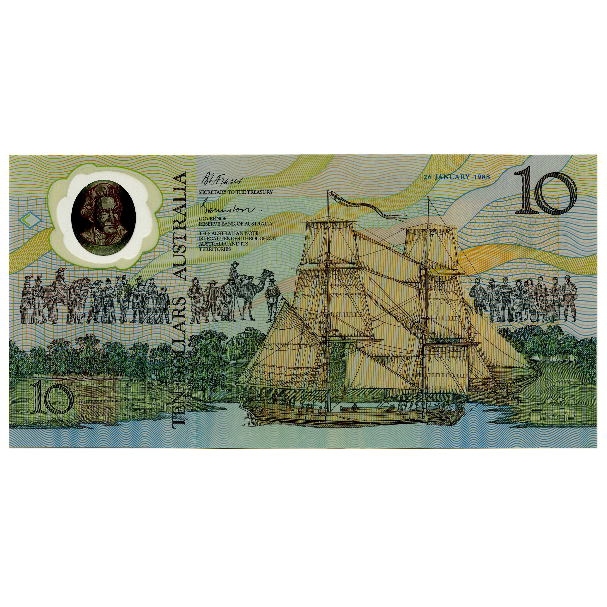 Australie - 10 Dollars - AA01015412 revers