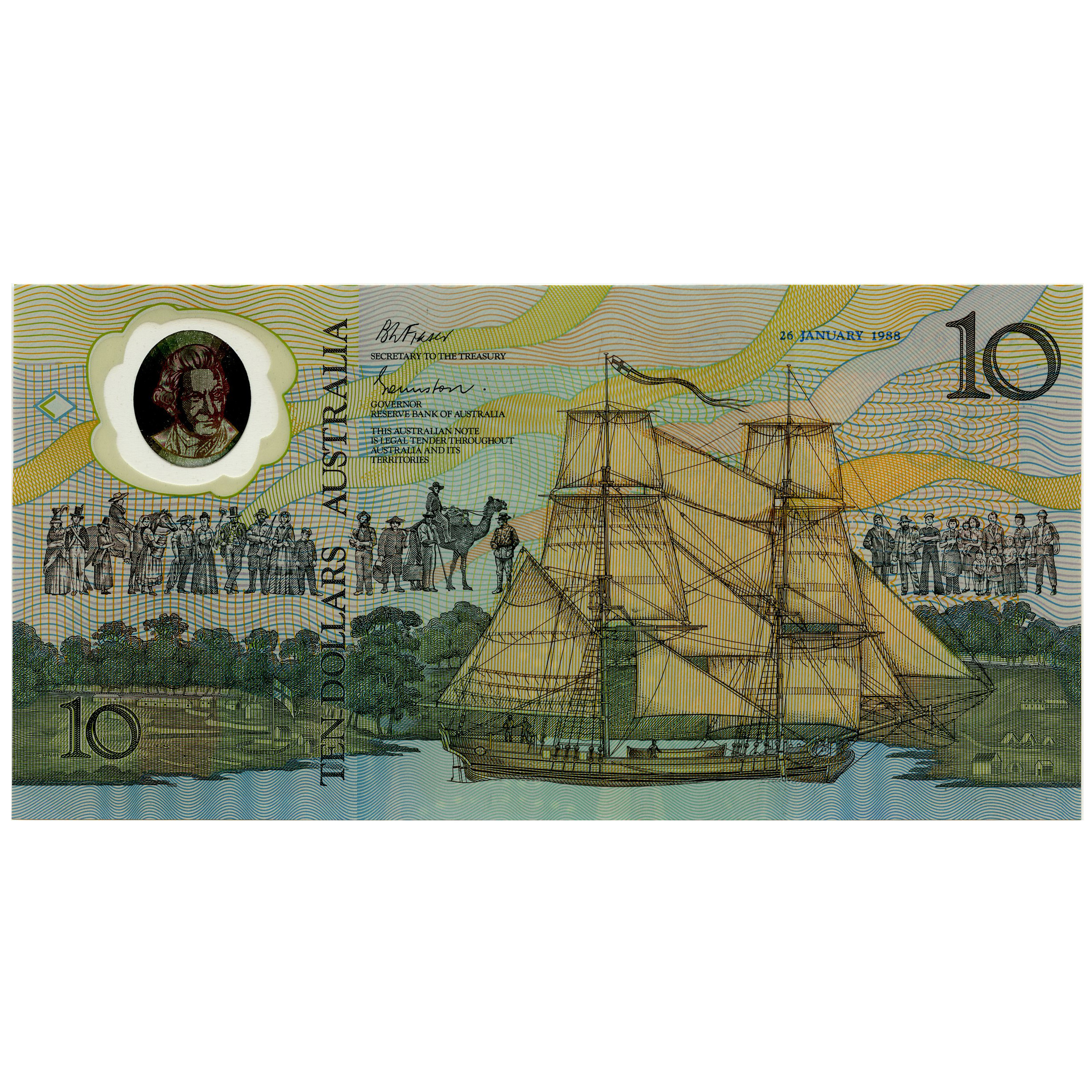 Australie - 10 Dollars - AA10014063 revers