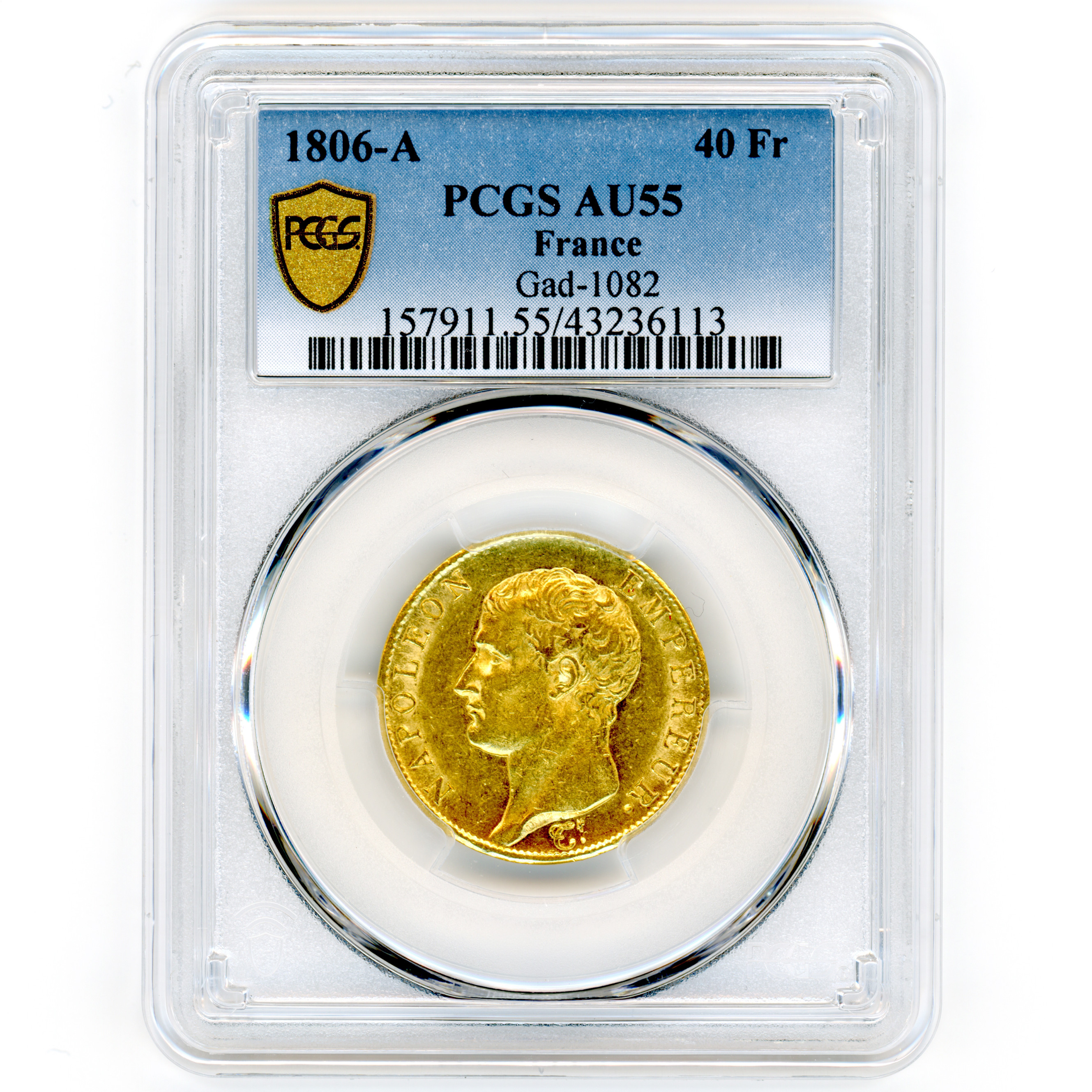 Napoléon Ier - 40 Francs - 1806 A avers Napoléon Ier - 40 Francs - 1806 A avers