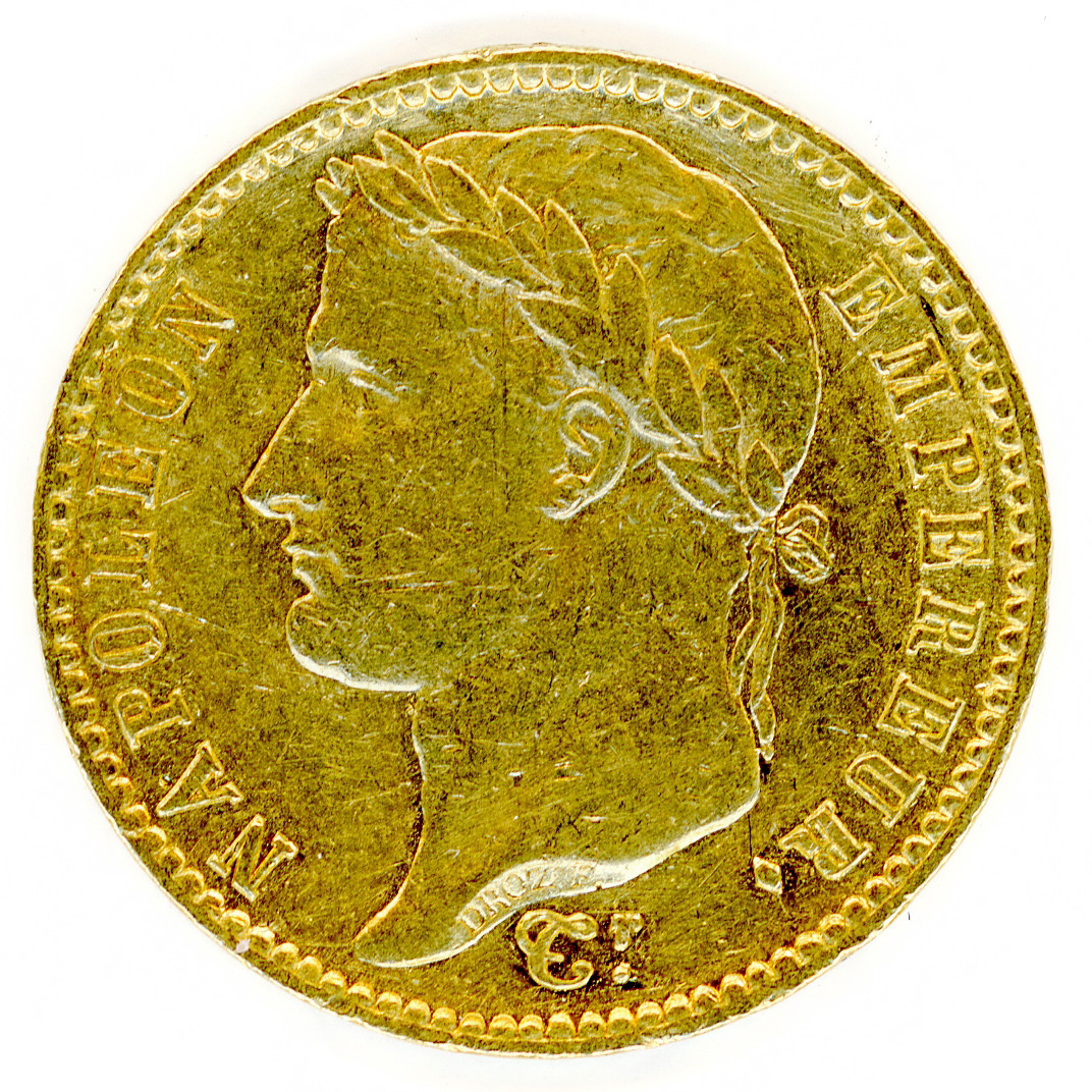 Napoléon Ier - 20 Francs - 1814 A avers