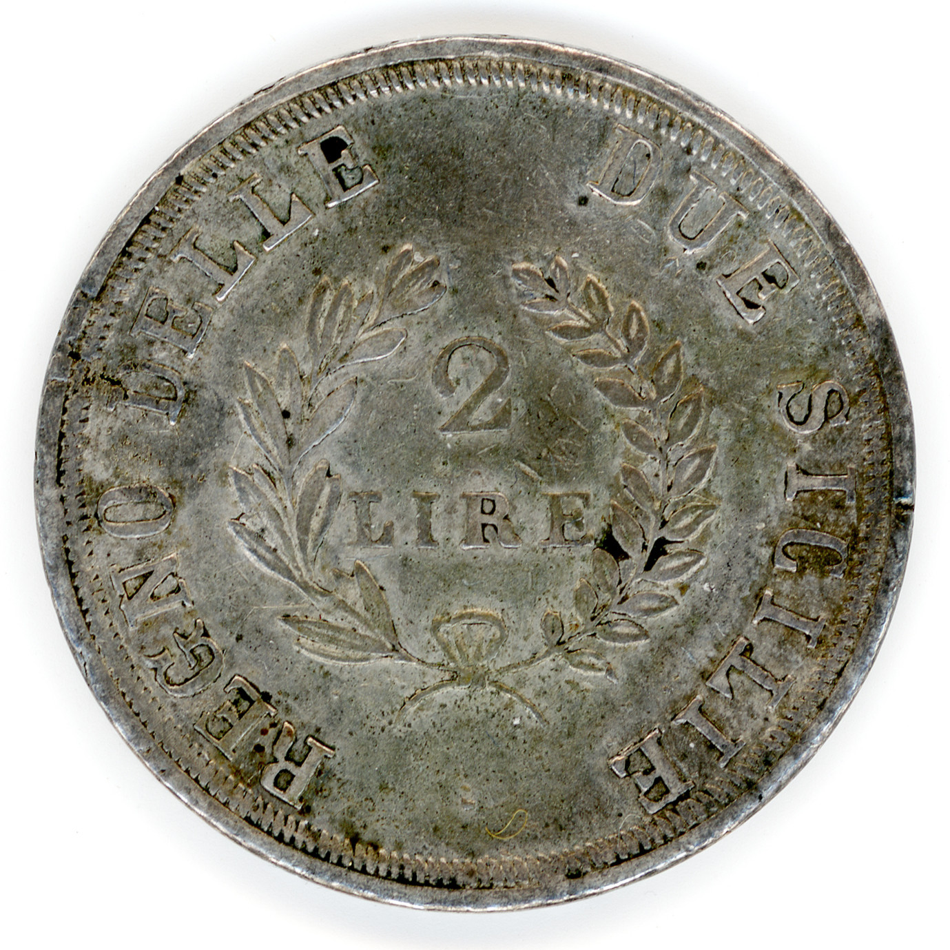 Italie - 2 Lire - 1813 revers Italie - 2 Lire - 1813 revers