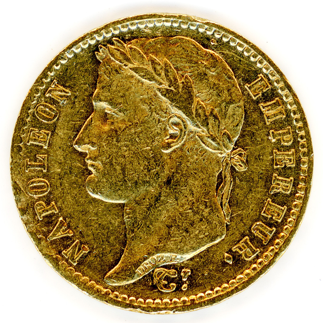 Napoléon Ier - 20 Francs - 1809 A avers Napoléon Ier - 20 Francs - 1809 A avers