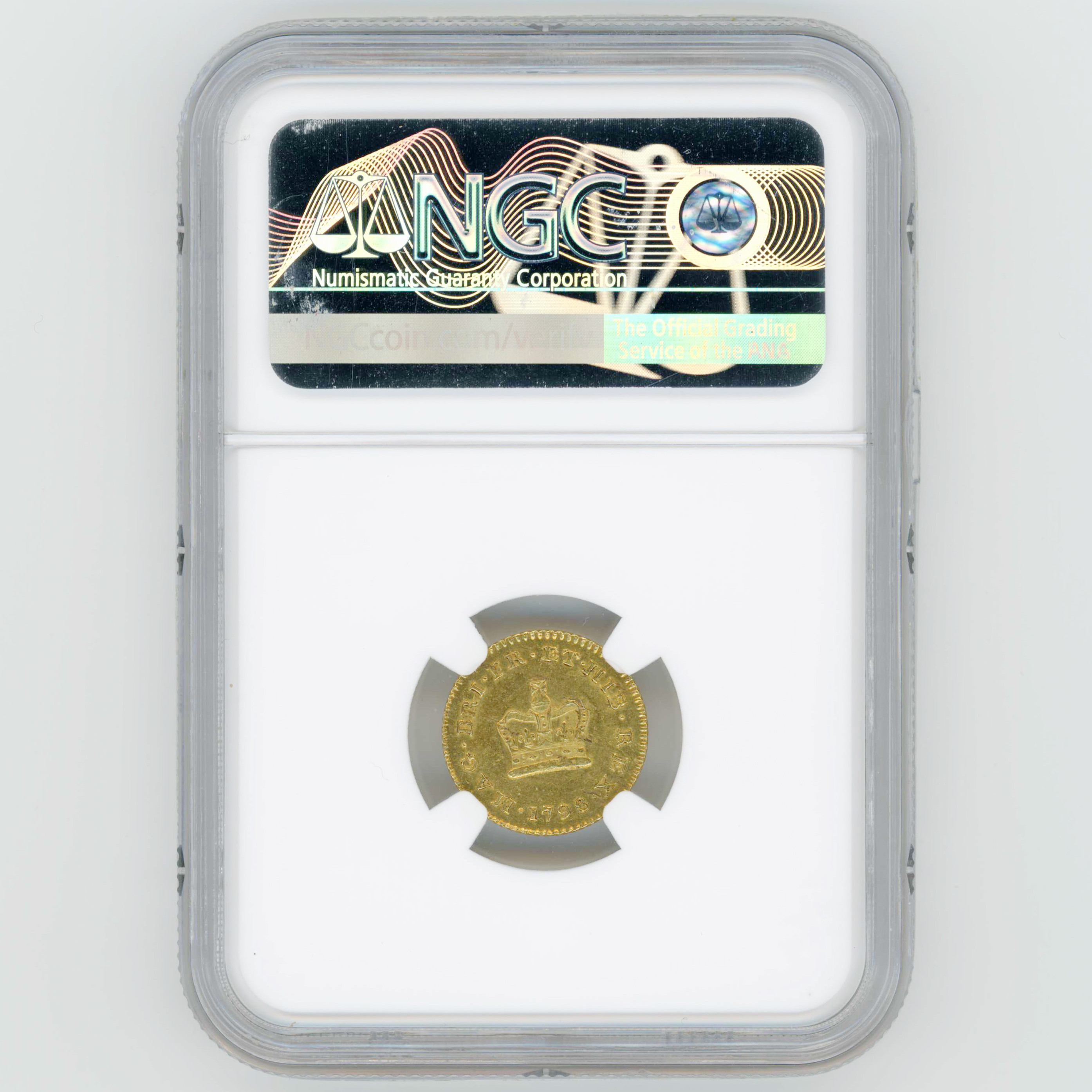 Grande-Bretagne - 1/3 Guinée - 1798 revers Grande-Bretagne - 1/3 Guinée - 1798 revers