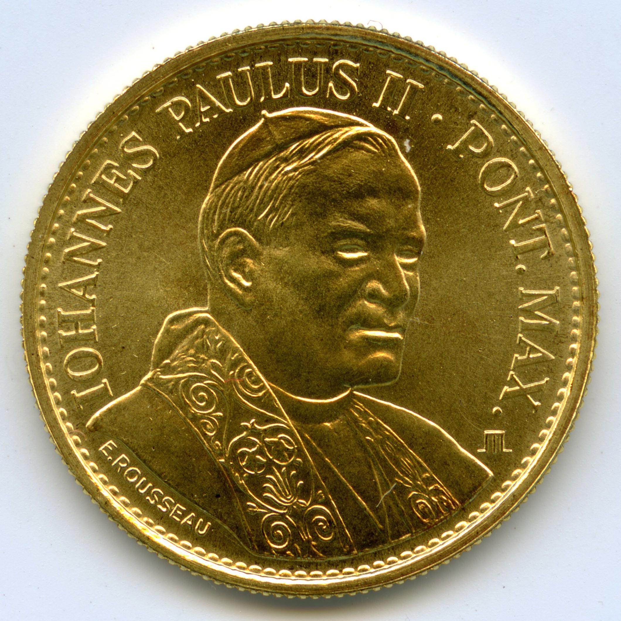 Jean Paul II - Médaille or - 1983 avers