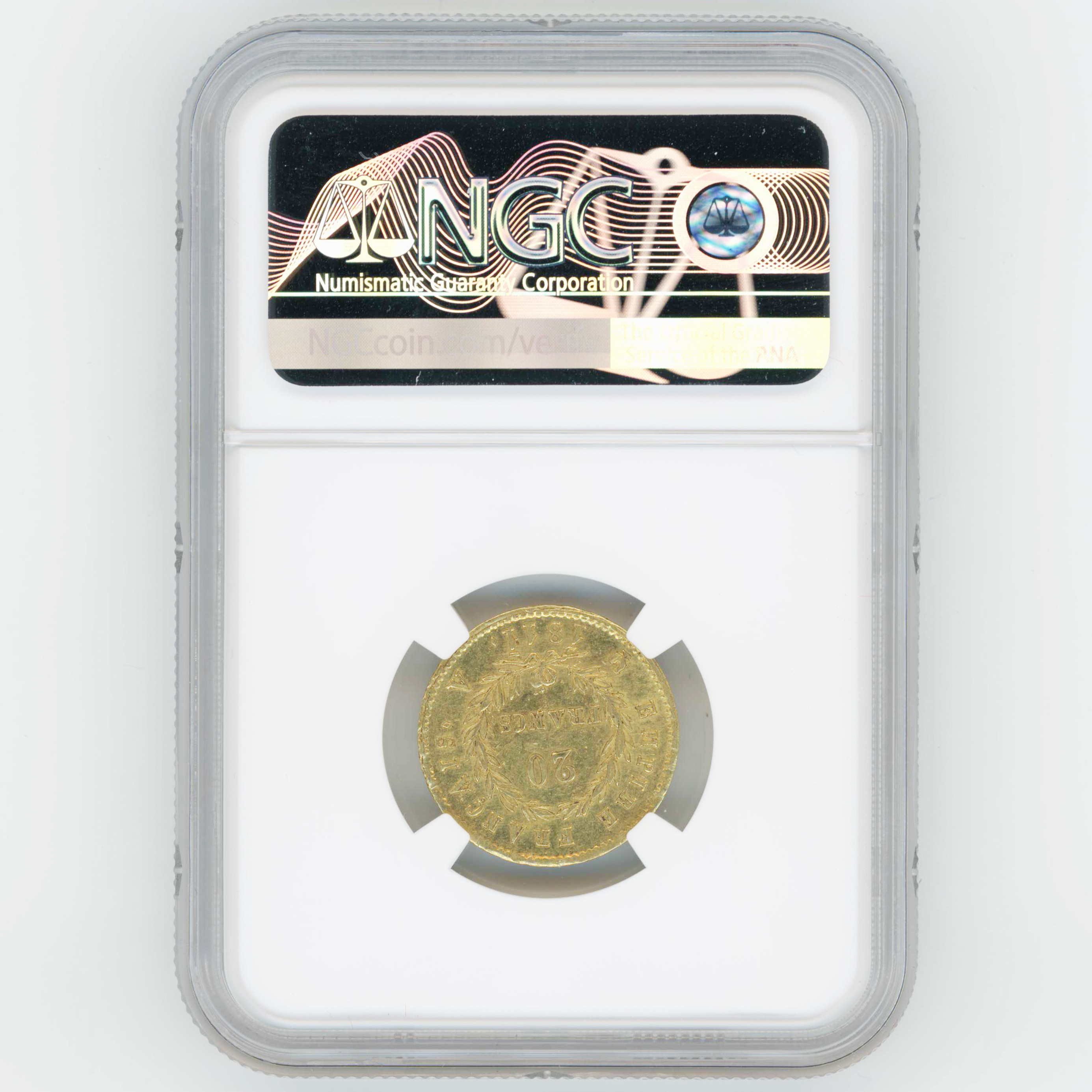 Napoléon Ier - 20 Francs - 1811 A revers Napoléon Ier - 20 Francs - 1811 A revers